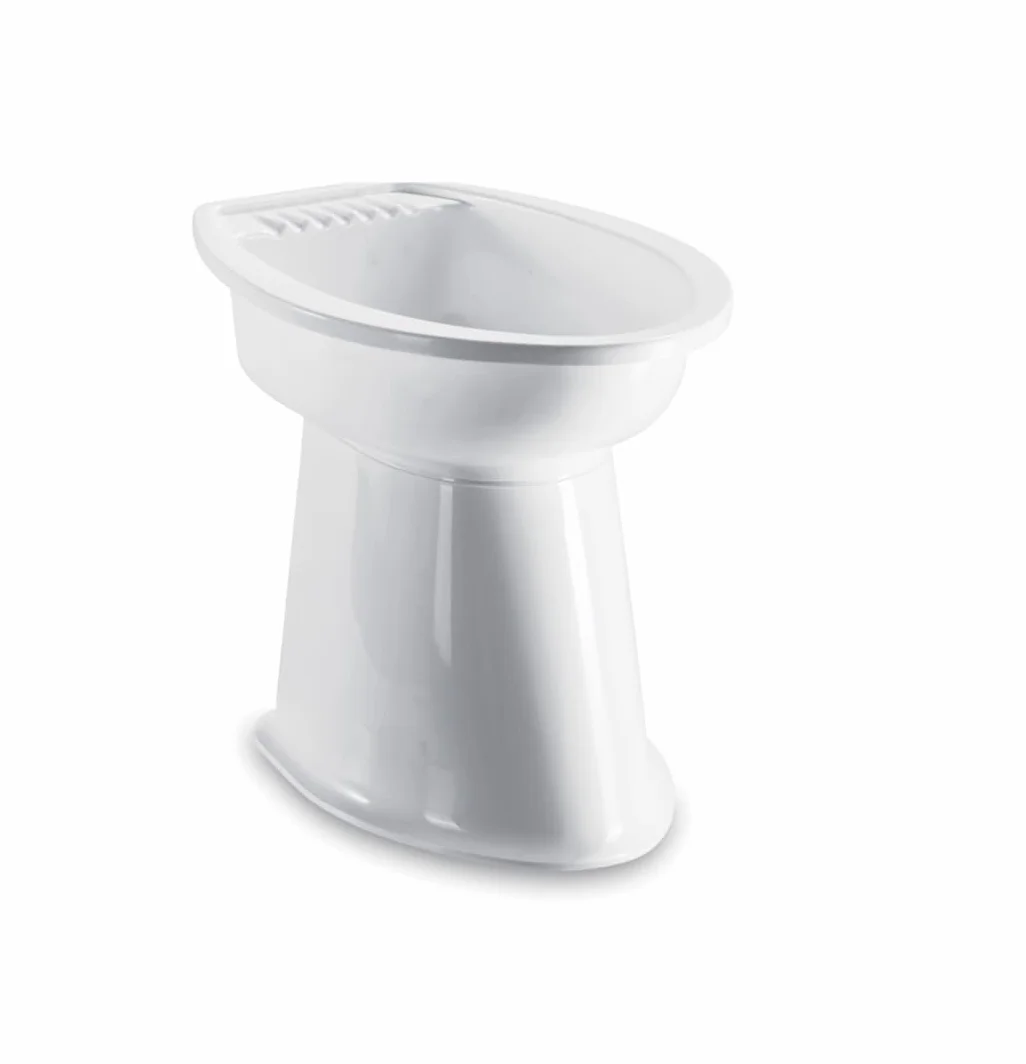 Bidet da Campeggio Portatile e Smontabile 2 Pezzi in Plastica 47 x 32 x 38 cm