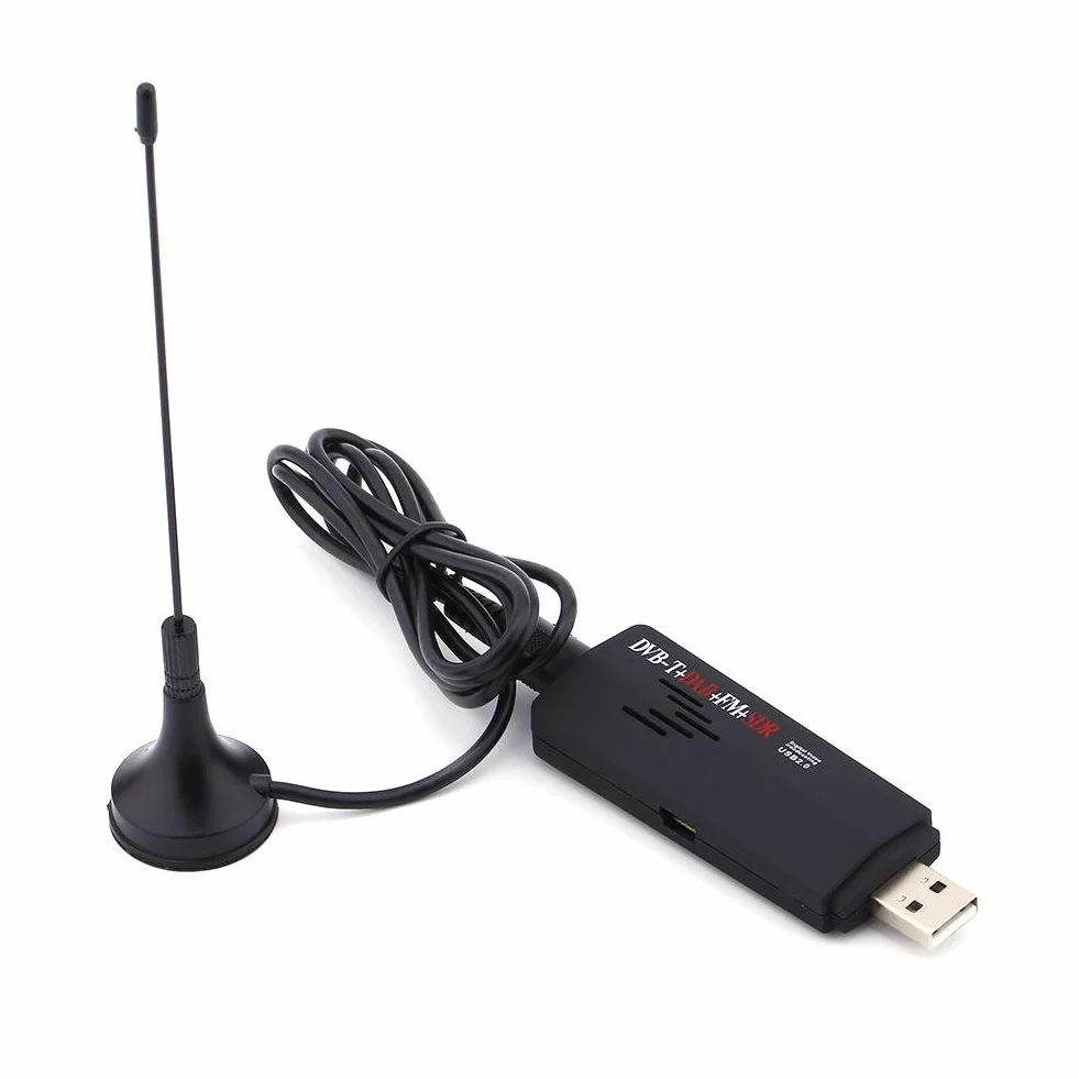 Zerone R820T -T Ricevitore, USB 2.0 Digitale -T SDR+Dab+FM HDTV sintonizzatore TV Ricevitore Stick RTL2832U+R8202 sintonizzatore Ricevitore 25-1700 MHz