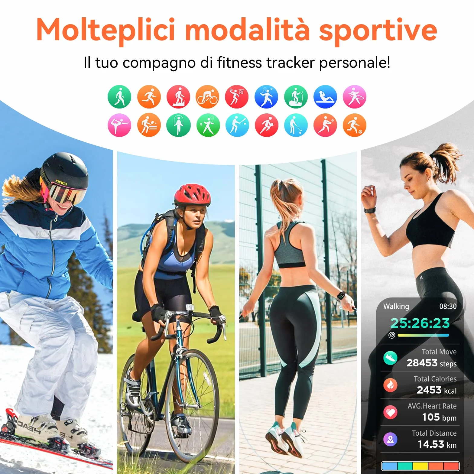 Hwagol Smartwatch Uomo Donna, 1.85'' Orologio Smartwatch con Chiamata Bluetooth, Smart Watch con Contapassi/Sonno/SpO2/Cardiofrequenzimetro, 140+ Sportive Orologio Fitness per Android iPhone