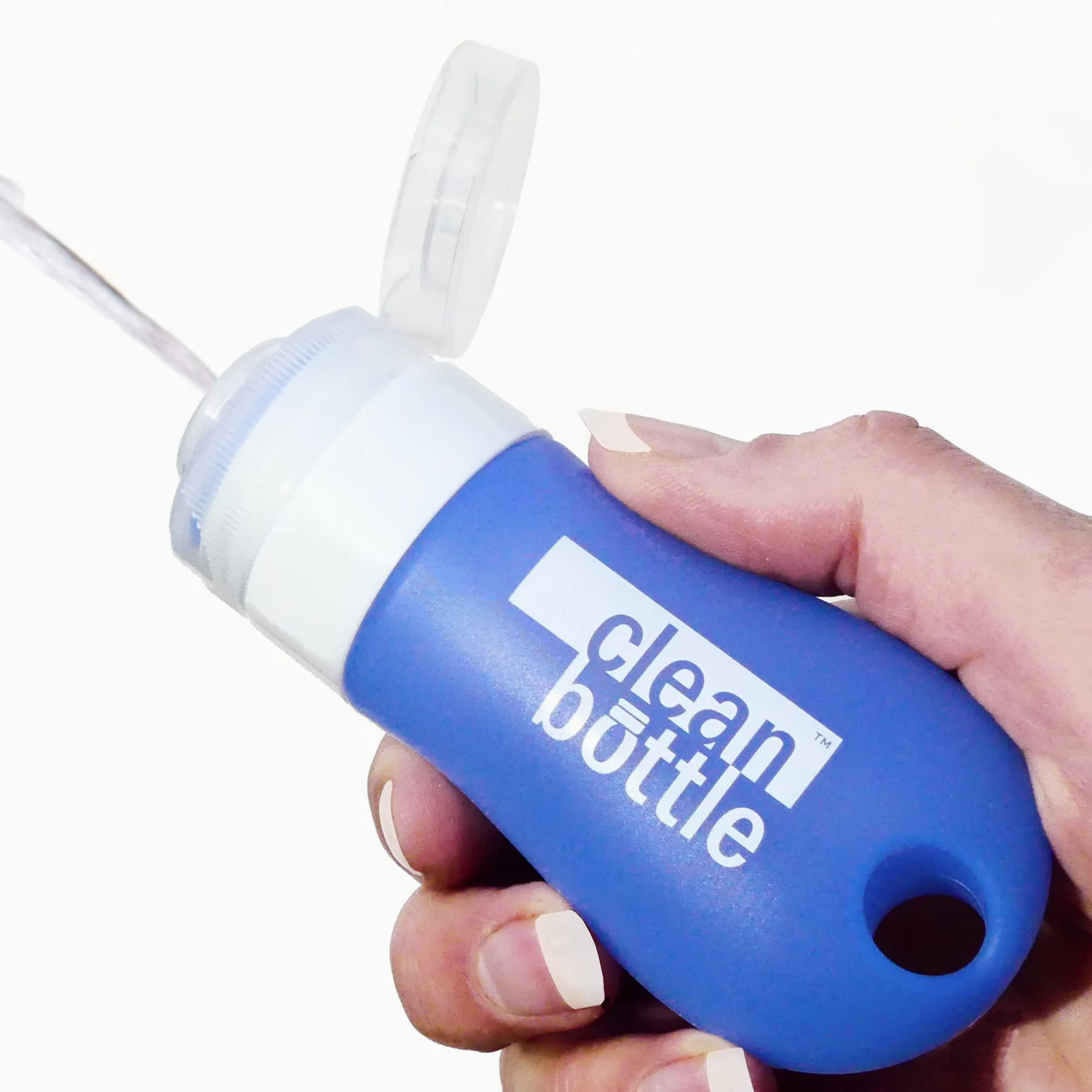 CleanButtle - Bidet da viaggio – Il tuo bidet portatile ultra discreto in movimento – CleanButtle pulisce il culo (blu) spruzzatore d'acqua portatile personale