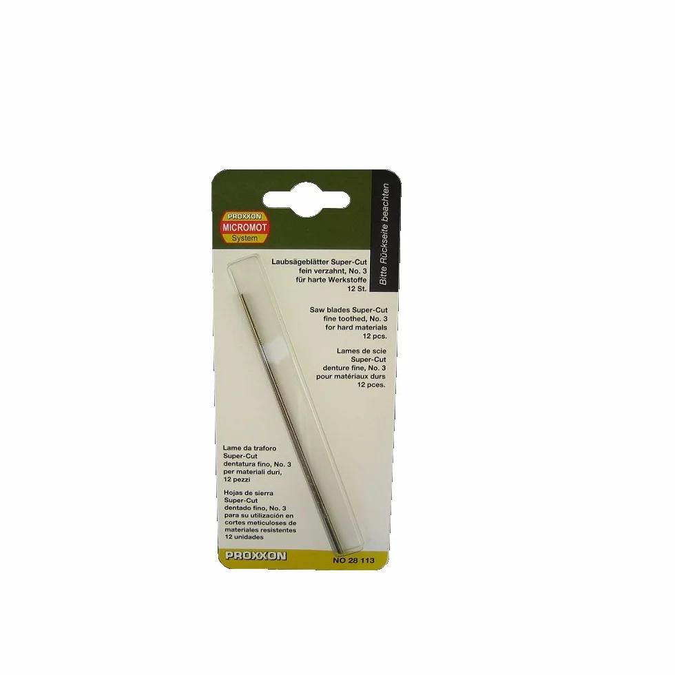 PROXXON 2228113 - Lame a denti fini (41d/25 mm) 12 pcs, nero