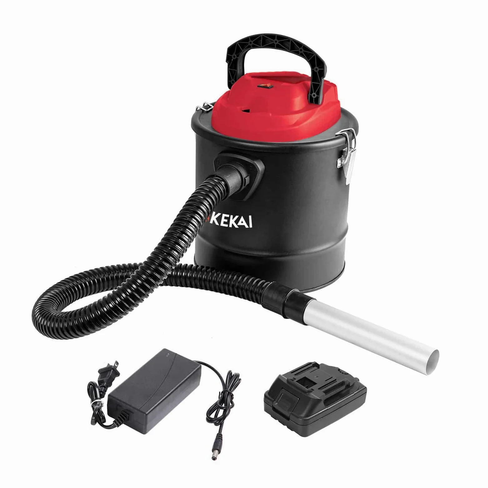 KEKAI Aspirador y soplador de cenizas inalámbrico "graciano" 12 l- 600 w -c/bateria, cargador y filtro hepa Cura della persona e salute
