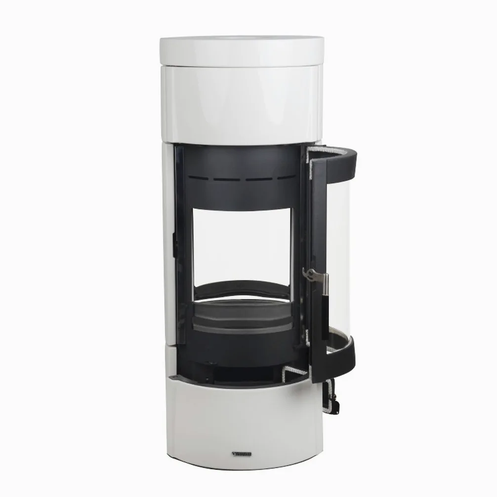 Stufa a Legna La Nordica Fortuna Bifacciale serie top design Bianco Infinity 8 kW