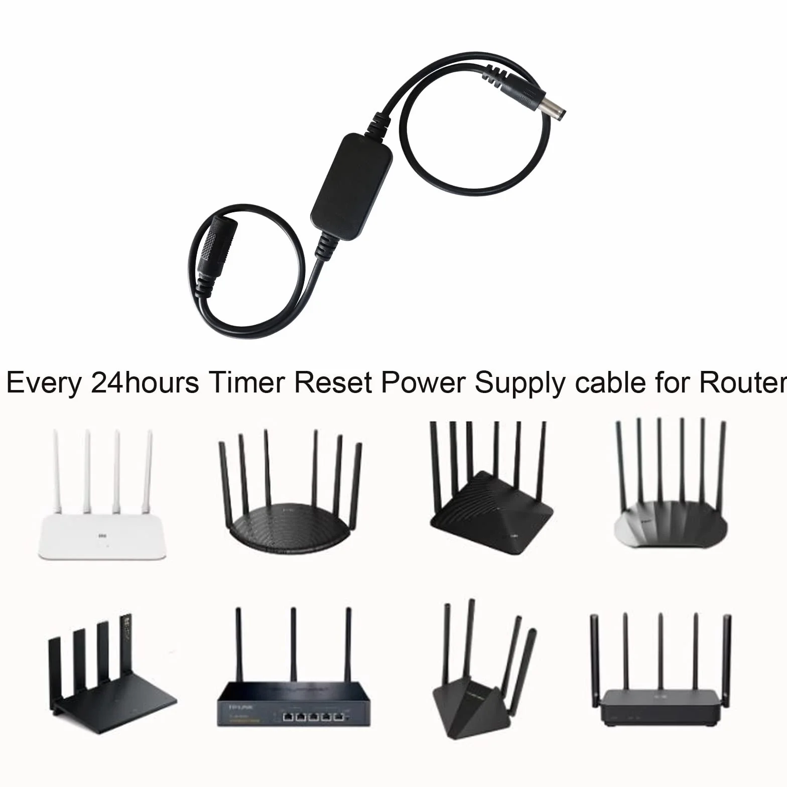 5V 9V 12V 15V 5.5x2.1mm Spegnimento Automatico Reset Riavvio Controllo per Router Ripetitore Modem E Altro Router Rebooter