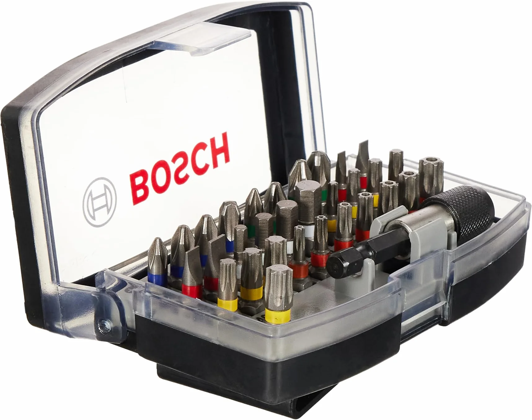 Bosch Set di Punte per Giravite 1/4 Pollici Nero