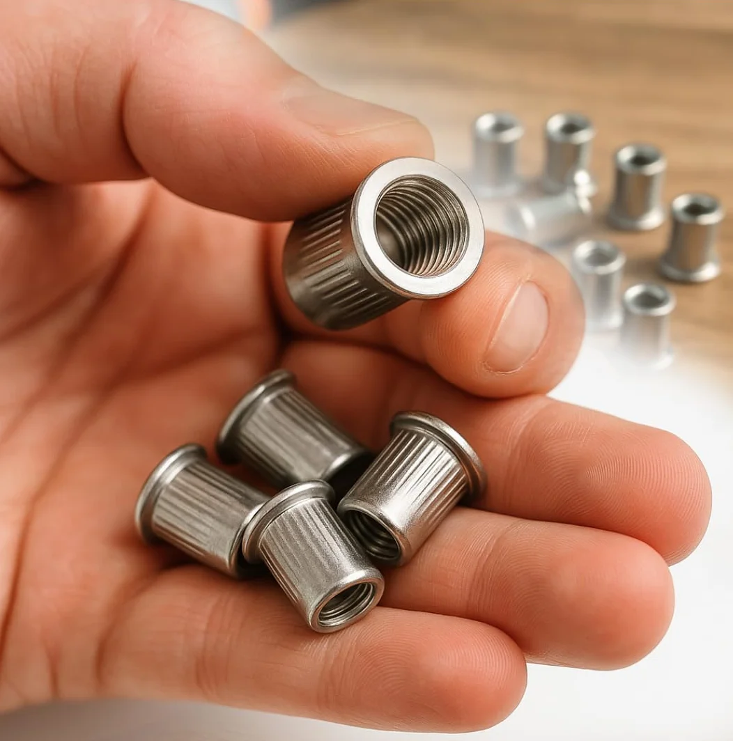 Dadi per rivetti ciechi in alluminio M5 x 0,8 50 pezzi