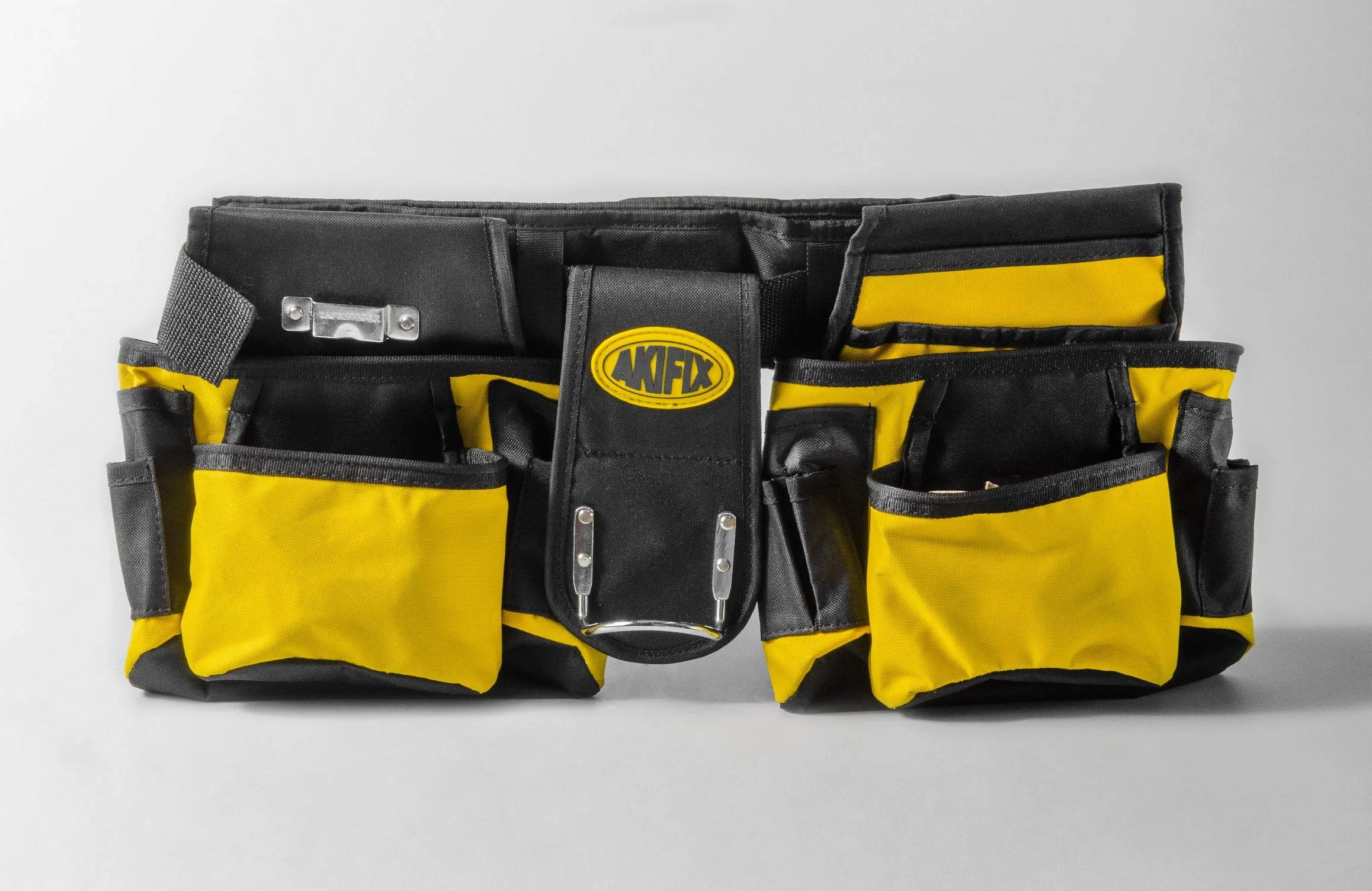 Akifix NE10005 Cinturone Maxi da Posatore in Tessuto Antistrappo, 14 Comparti