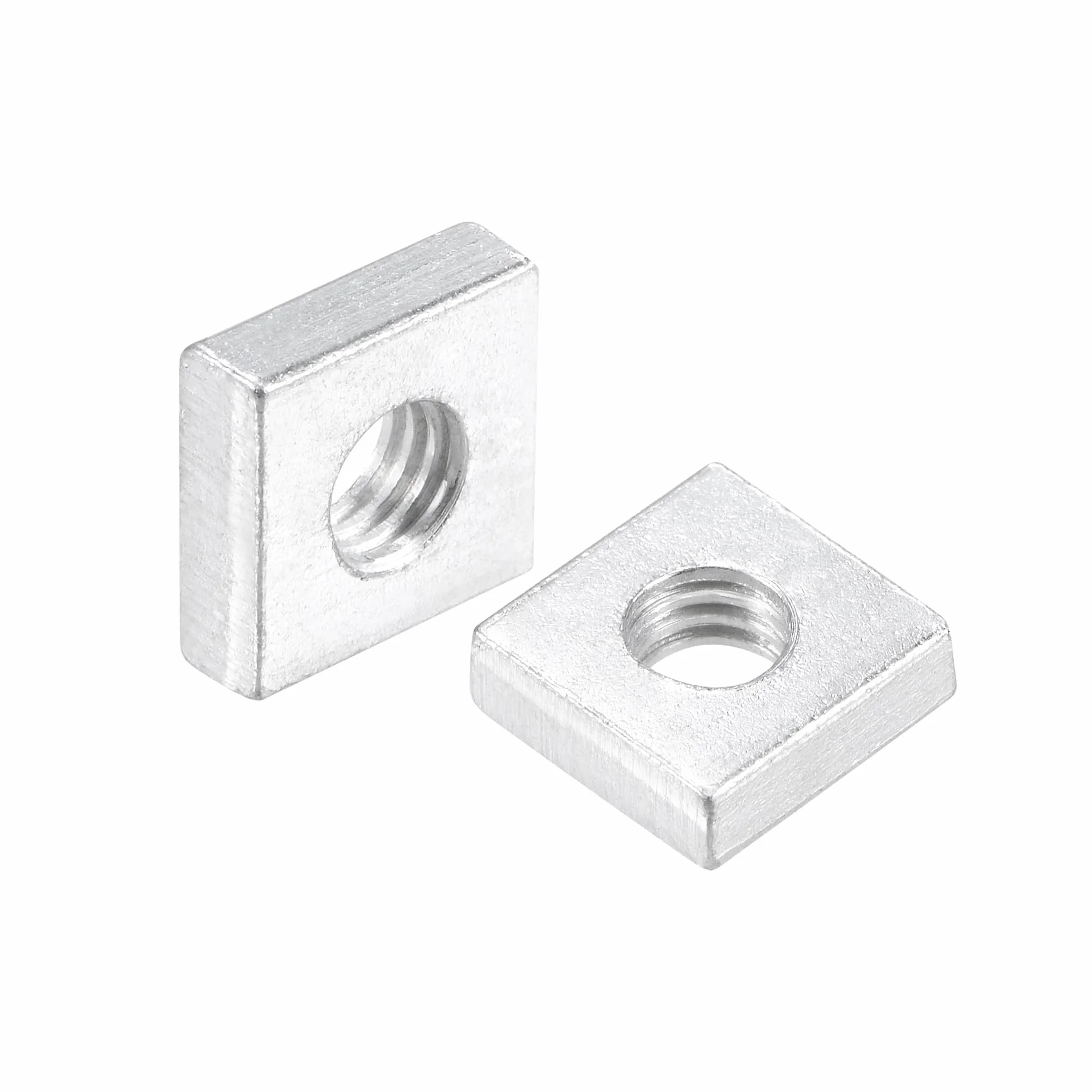 QUARKZMAN Dadi Quadrati M6x12mmx4mm Zincati Metrici Filettatura Grossa 25 Pz