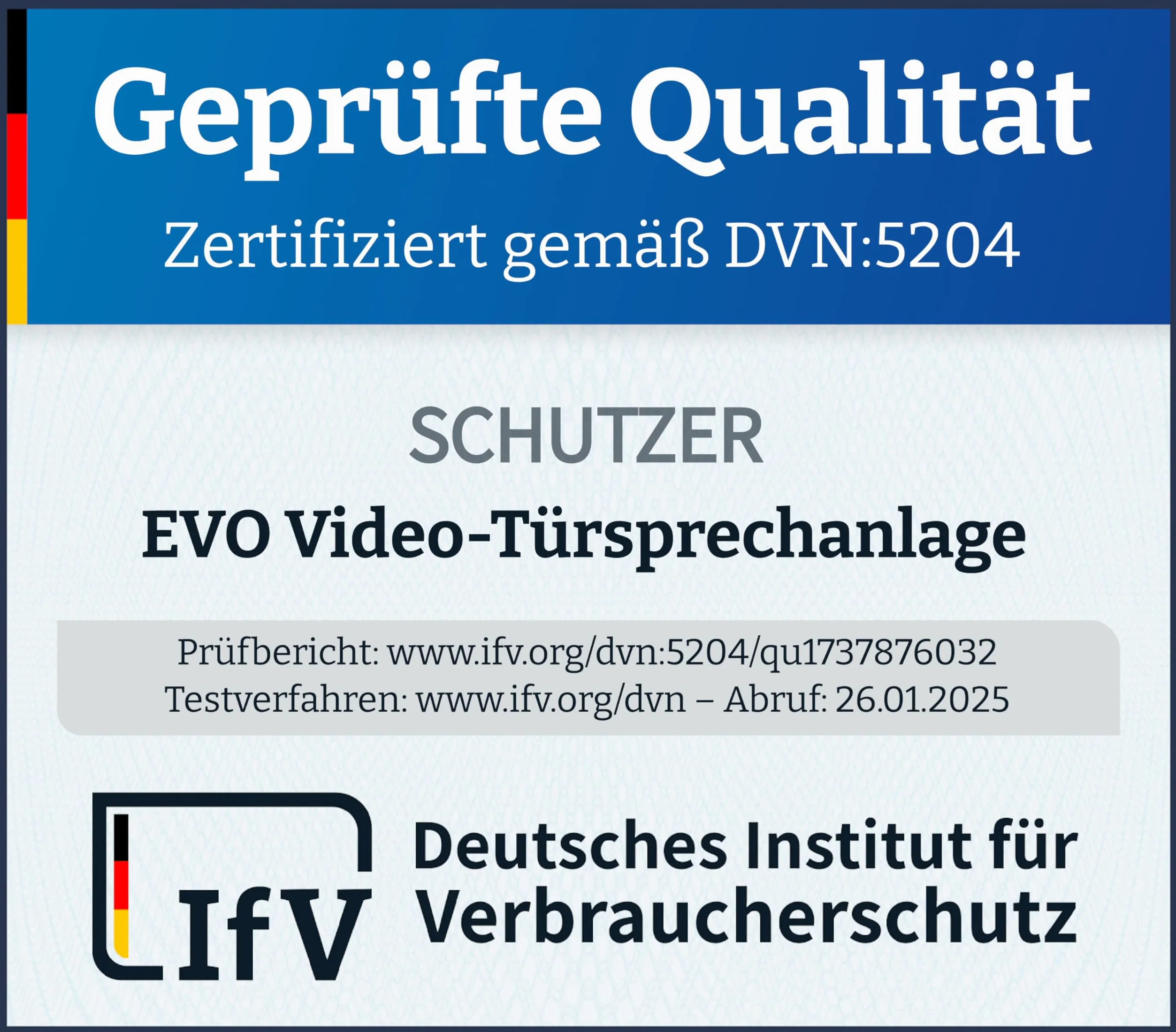 Schutzer Balter EVO HD Touch 7 Videocitofono 1 casa di famiglia - fotocamera Full HD, touchscreen da 7", tecnologia a 2 fili, monitor da 4,3", RFID, visione notturna, a incasso, intercom