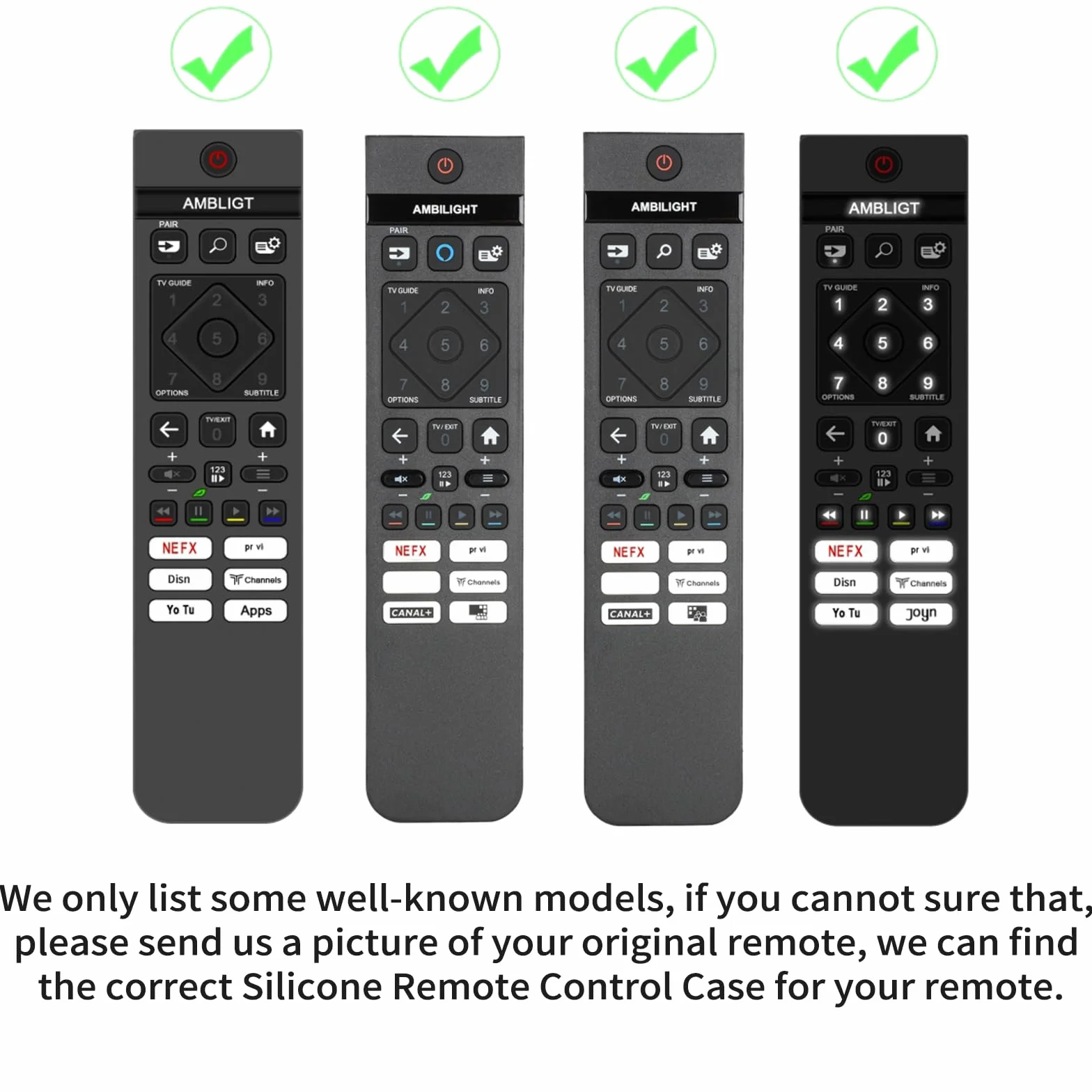 Custodia Telecomando in Silicone Compatibile Con Philips SRC-3215-01 SRC-3215-06 SRC-3216-12 SRC-3216-06S TV Telecomando Copertura Protettiva Antiurto Con un Cordino(Nero)