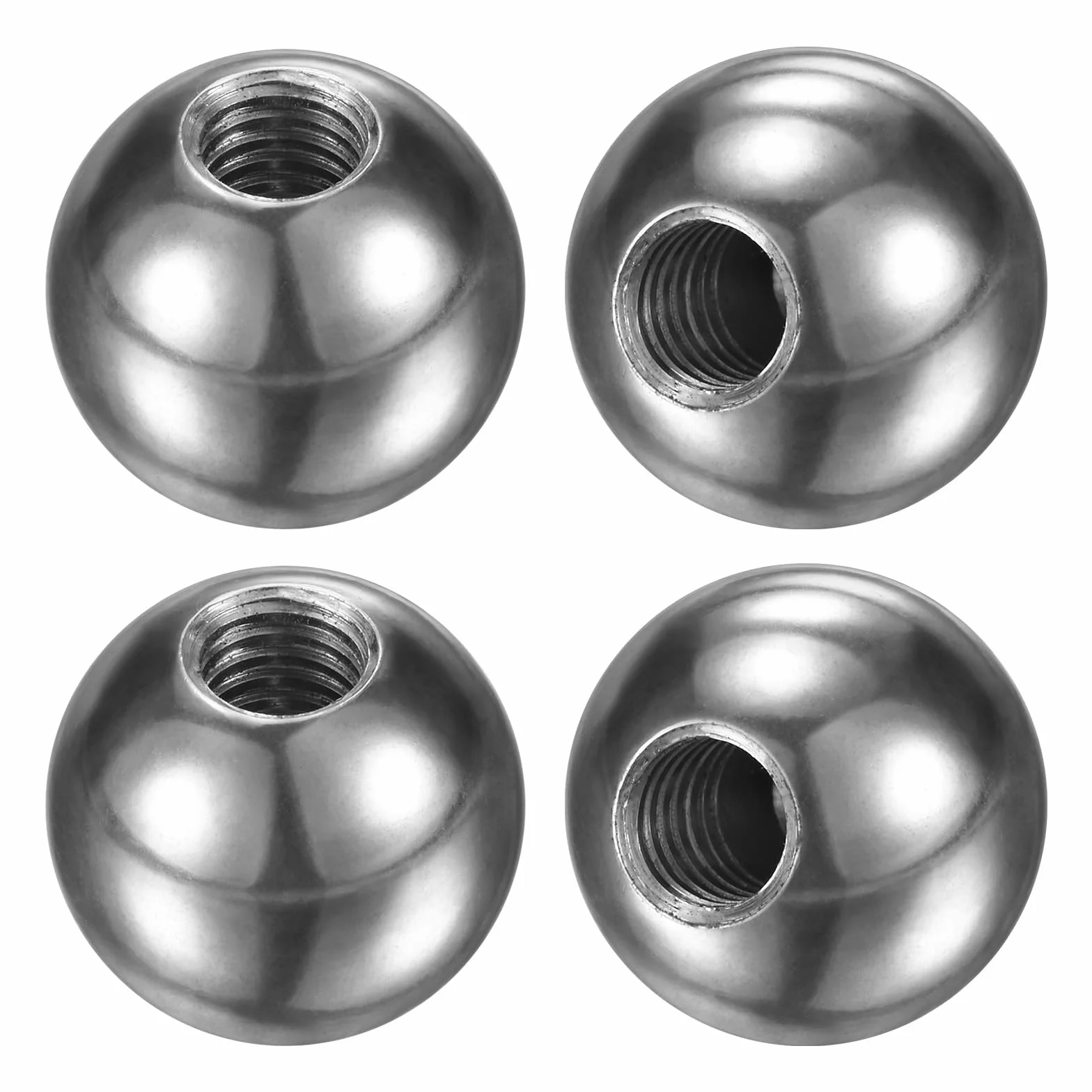 M METERXITY Pomelli A Sfera Filettati M6x16mm 304 Acciaio Inossidabile Tappo A Sfera [Argento]