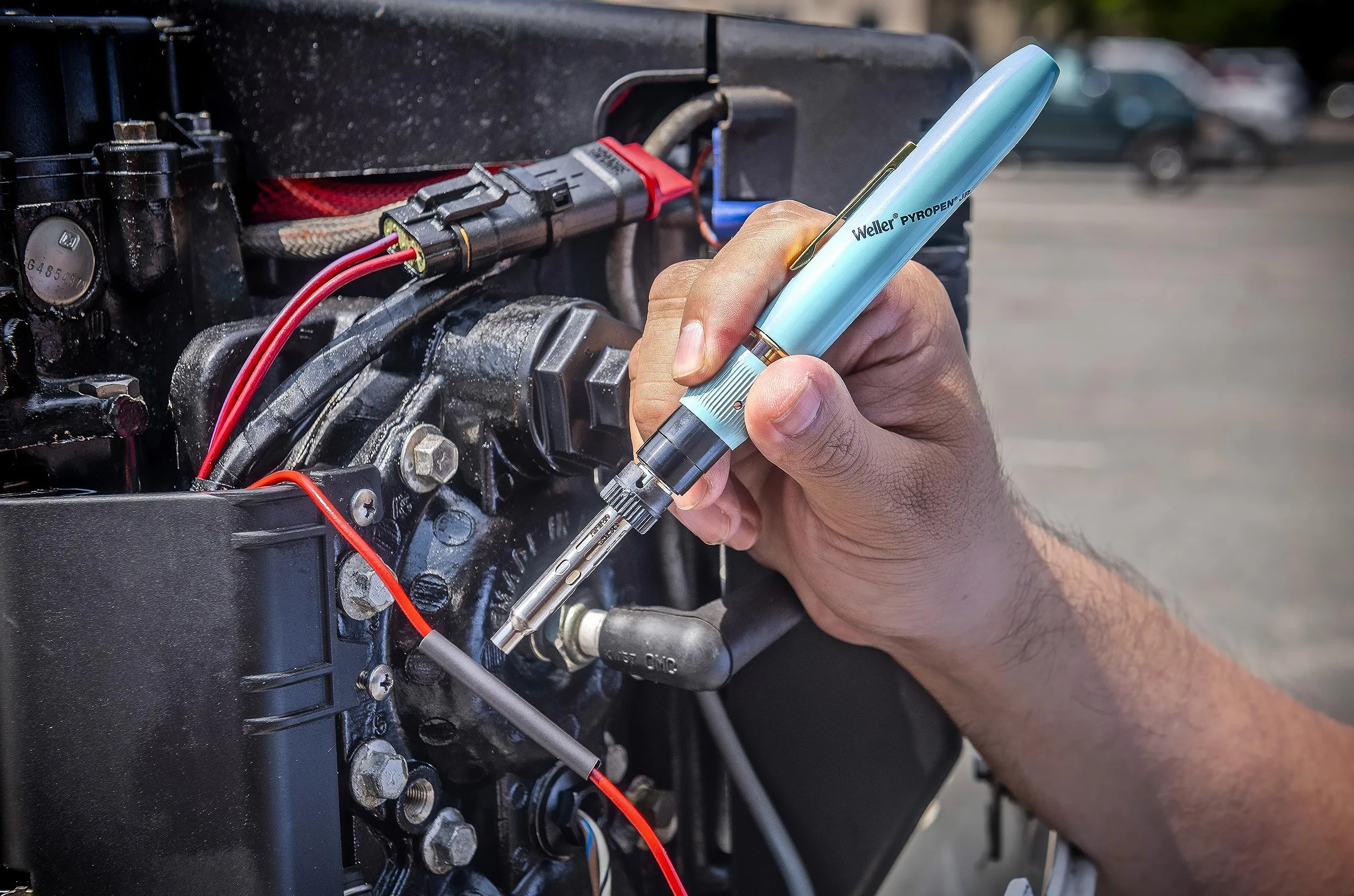 Weller Pyropen Junior Mini Saldatore a Gas Butano, Ugello Aria Extra Hit