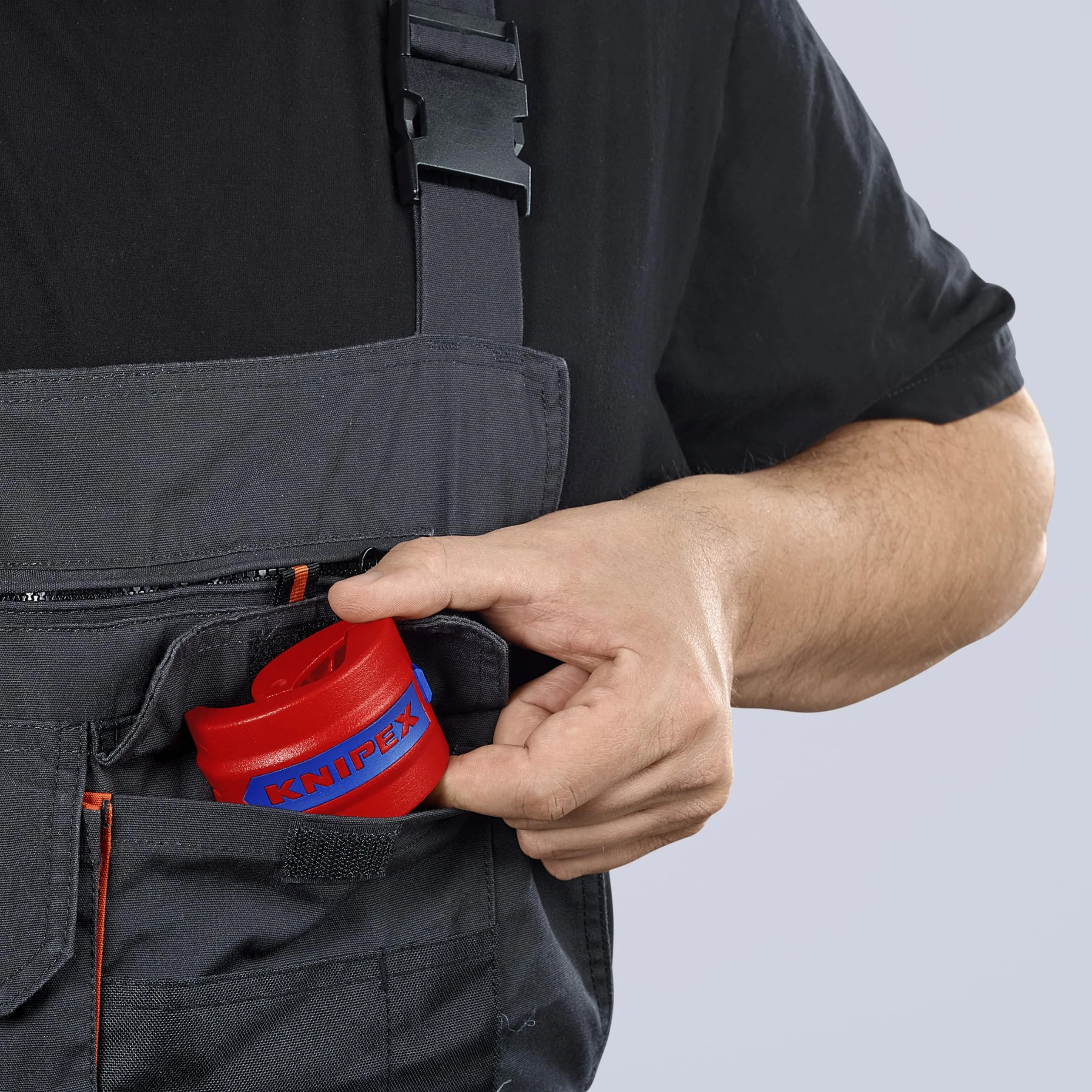 KNIPEX BiX Tagliatubi 72 mm 90 22 10 BK per tubi di plastica e manicotti di tenuta