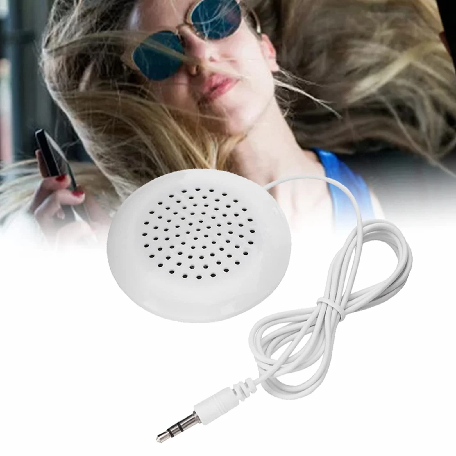 Brrnoo FAI DA TE Cuscino Altoparlante, Mini Altoparlante FAI DA TE 3.5mm Mini Musica Cuscino Altoparlante MP3 Telefono Stereo Speaker per Touch CD Portatile