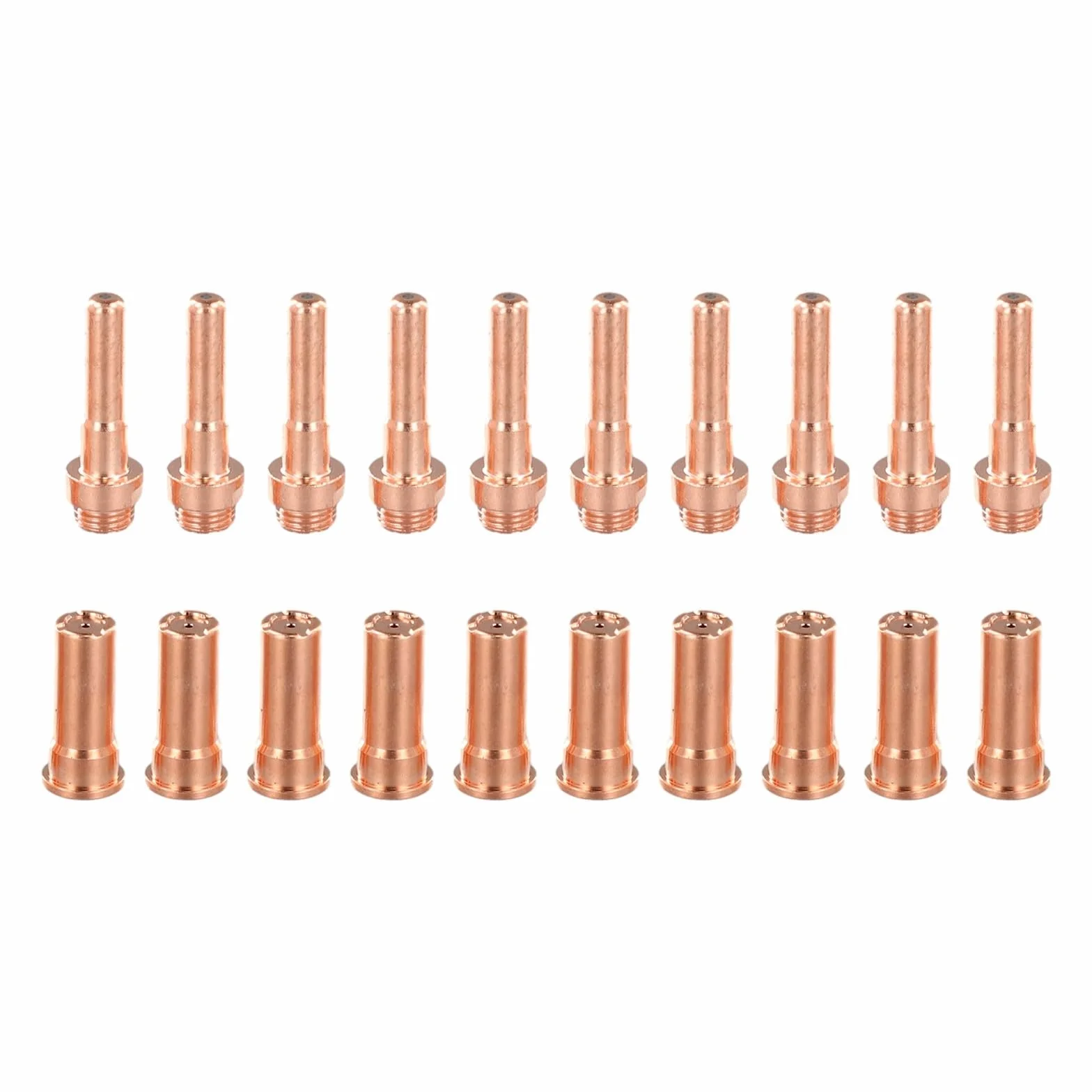 Kit di 20 elettrodi per taglio al plasma e ugello per torcia al plasma Cebora CP-70, parti di ricambio per punte 1395/L 1403