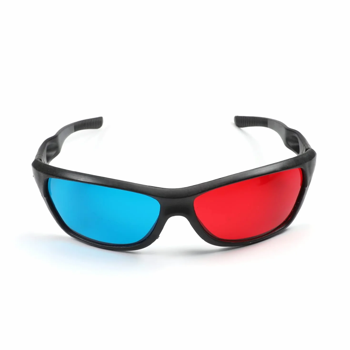 Othmro 1pc rosso-blu occhiali 3D/ciano anaglifo occhiali, anaglifi dimensionali occhiali di visione 3D per giochi TV DVD video virtuale 3D