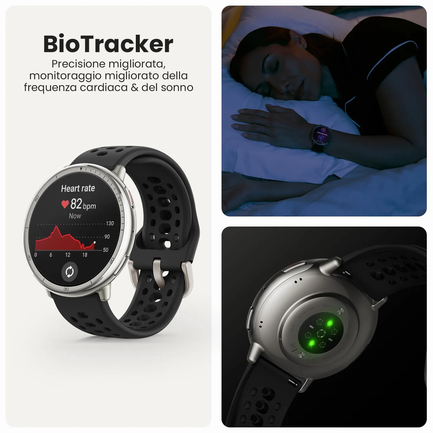 Amazfit Active 2 Smart Watch 44mm, AI, Controllo Vocale, GPS e Mappe incluse, Batteria da 10 Giorni, 160+ Modalità Sportive, Resistente allAcqua 5 ATM per Android e iPhone, Nero