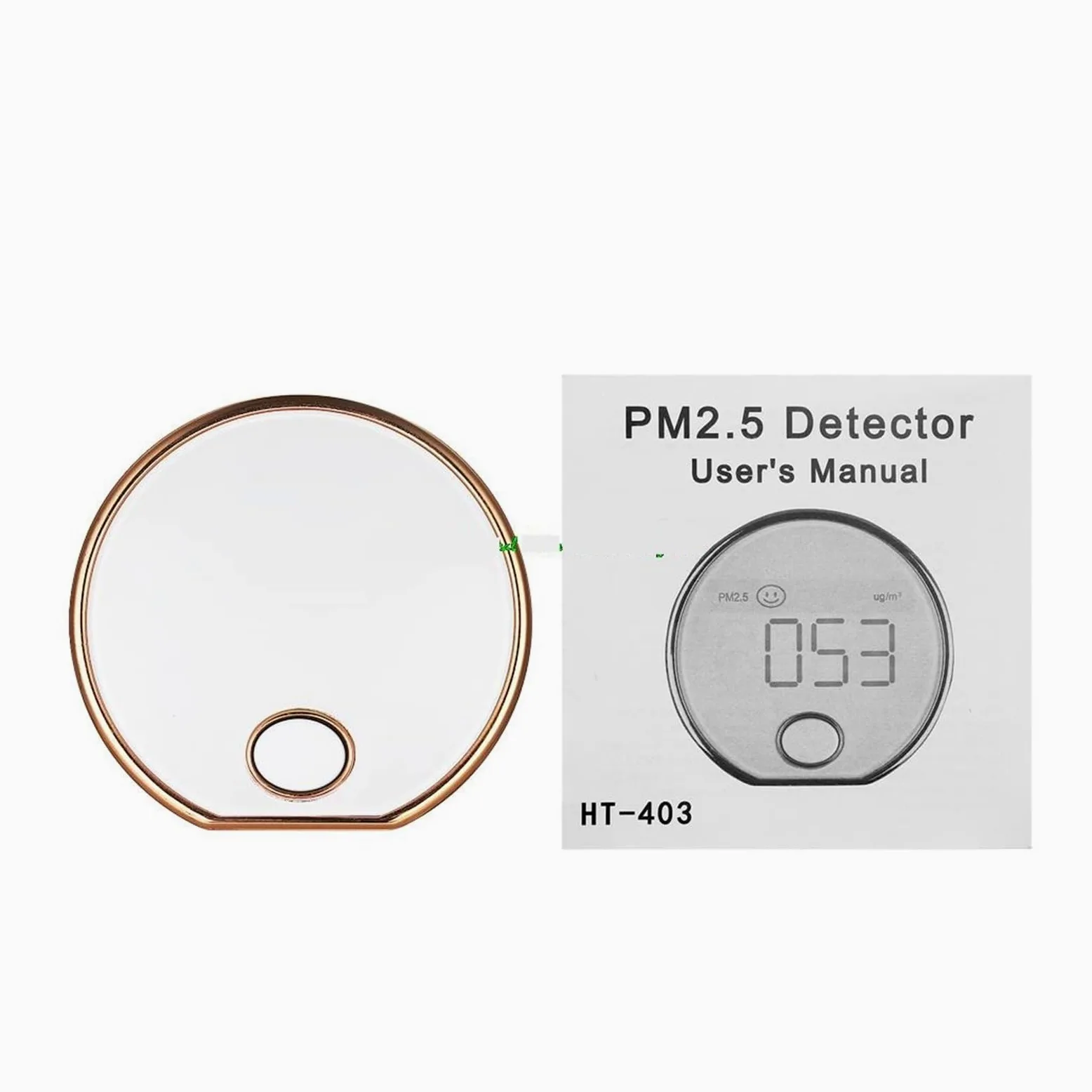Rilevatore PM2.5 Monitor digitale della qualità dell'aria di polveri foschia for interni Contatore particelle d'aria Per cucina e camper