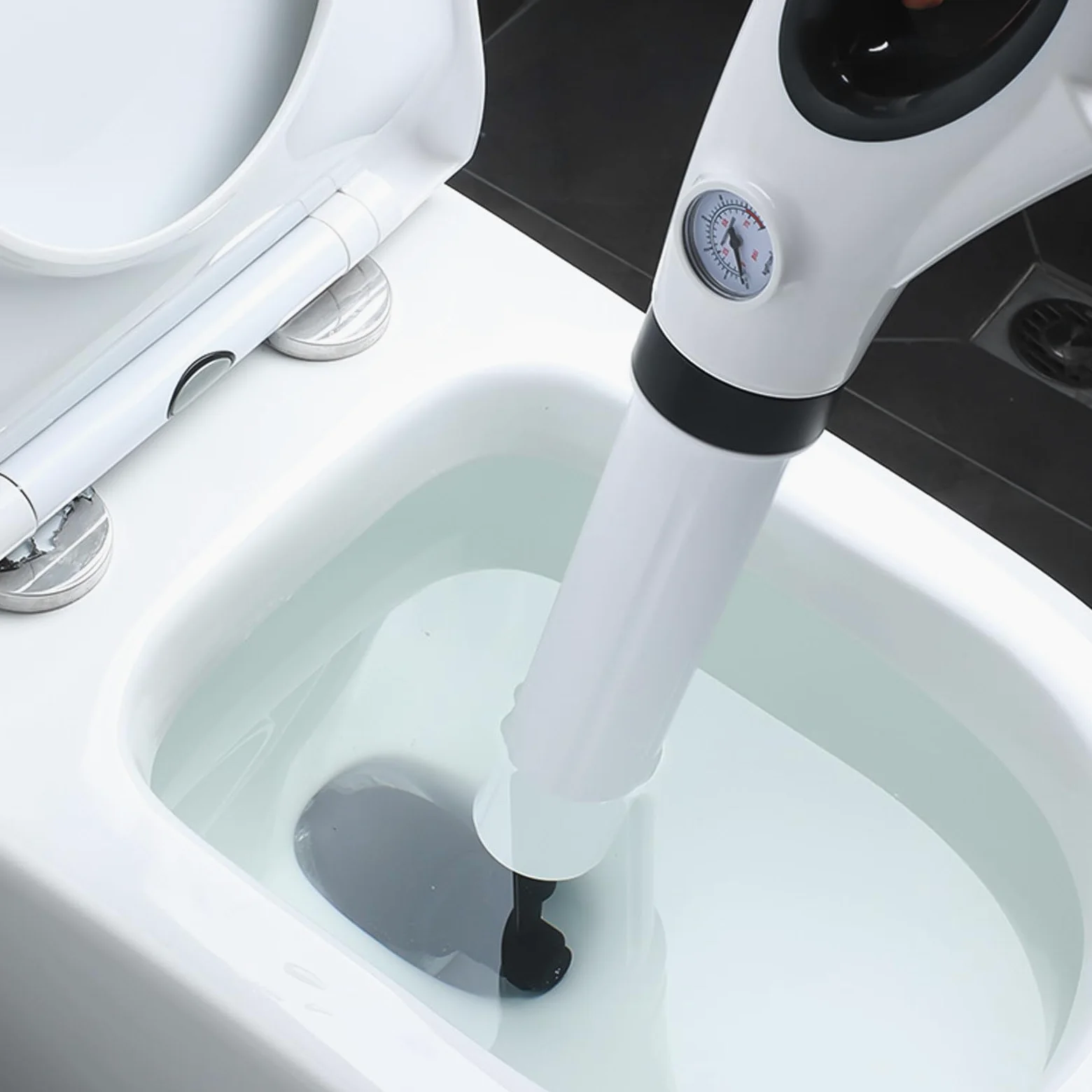 Artibetter Stura WC Potente in ABS Bianco per Pulizia Scarico Lavandino e Sifone WC, Rimuove Blocchi e Residui, per Lavelli Utilità e Casa, Set 1 Pezzo