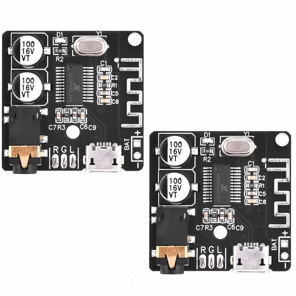 Heemol VHM-314 Bluetooth Scheda Ricevitore Audio 5.0 mp3 scheda decodificatore senza perdita di modulo Musica Stereo Wireless (2 pezzi)