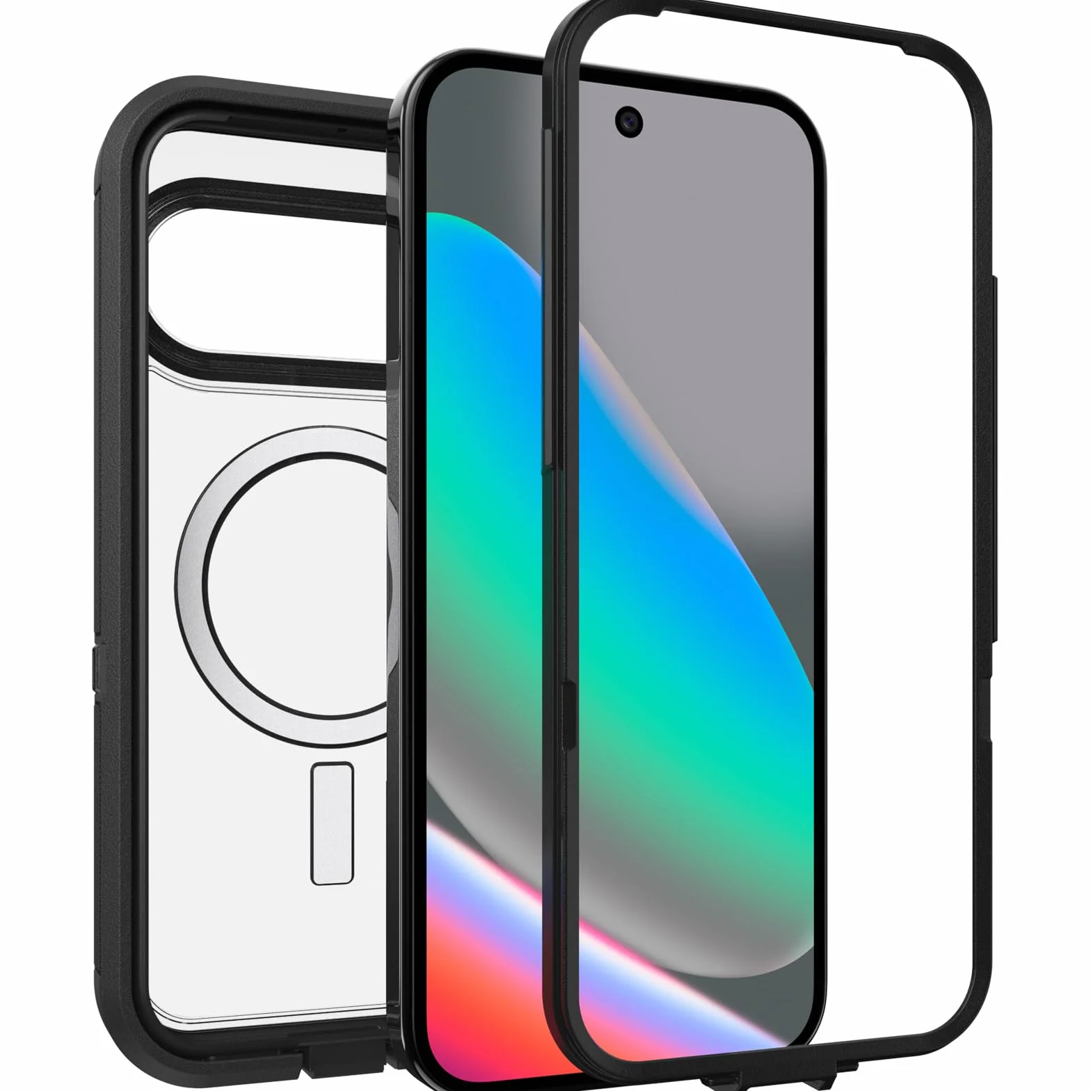 OtterBox Cover Defender Series Pro XT con Pixelsnap per Google Pixel 10/Pixel 10 Pro, resistente a shock e cadute, cover ultra robusta, testata 7x vs le norme MIL-STD 810G, Nero, Senza Retail Package