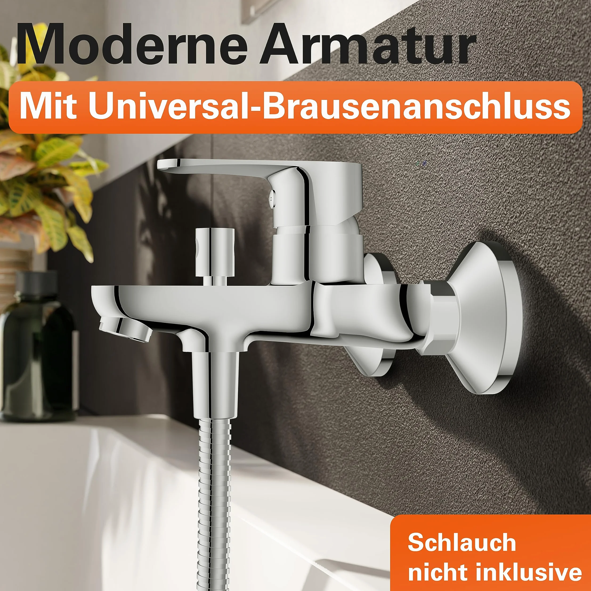 EISL Claudio NI023CALCR Miscelatore Vasca da Bagno con Doccetta Deviatore Monocomando Cromato