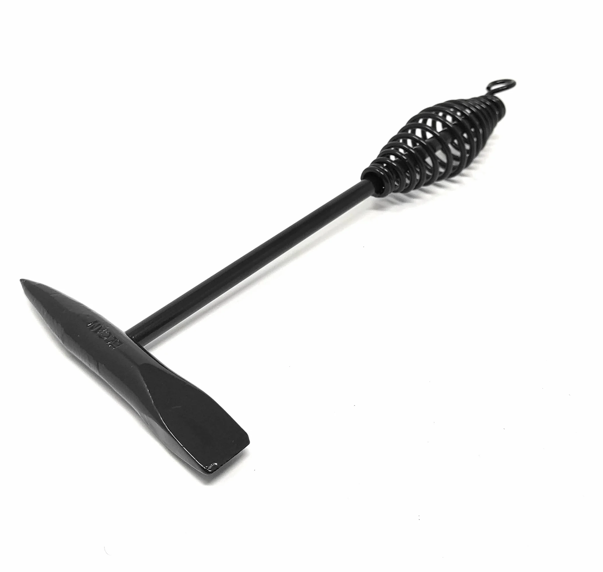 ELCAN Fresa professionale martello per scorie saldatura 300g acciaio pieno lato punta scalpello