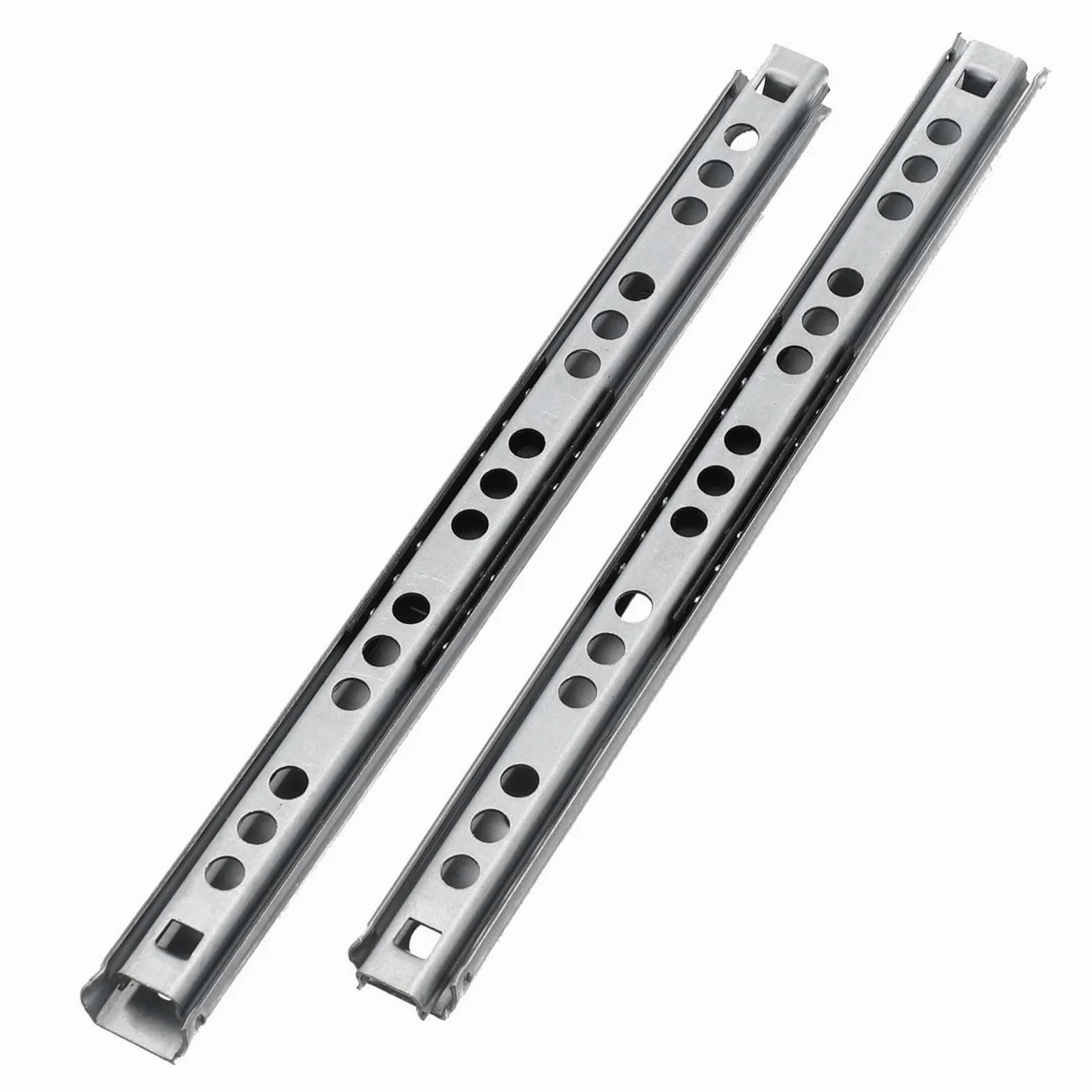 Guide Per Cassetti 8-16 Inches Stainless Steel Drawer Slides Soft Close Track Rail Sliding 2-Section Cabinet Furniture Hardware Per Cucina(16 inch)