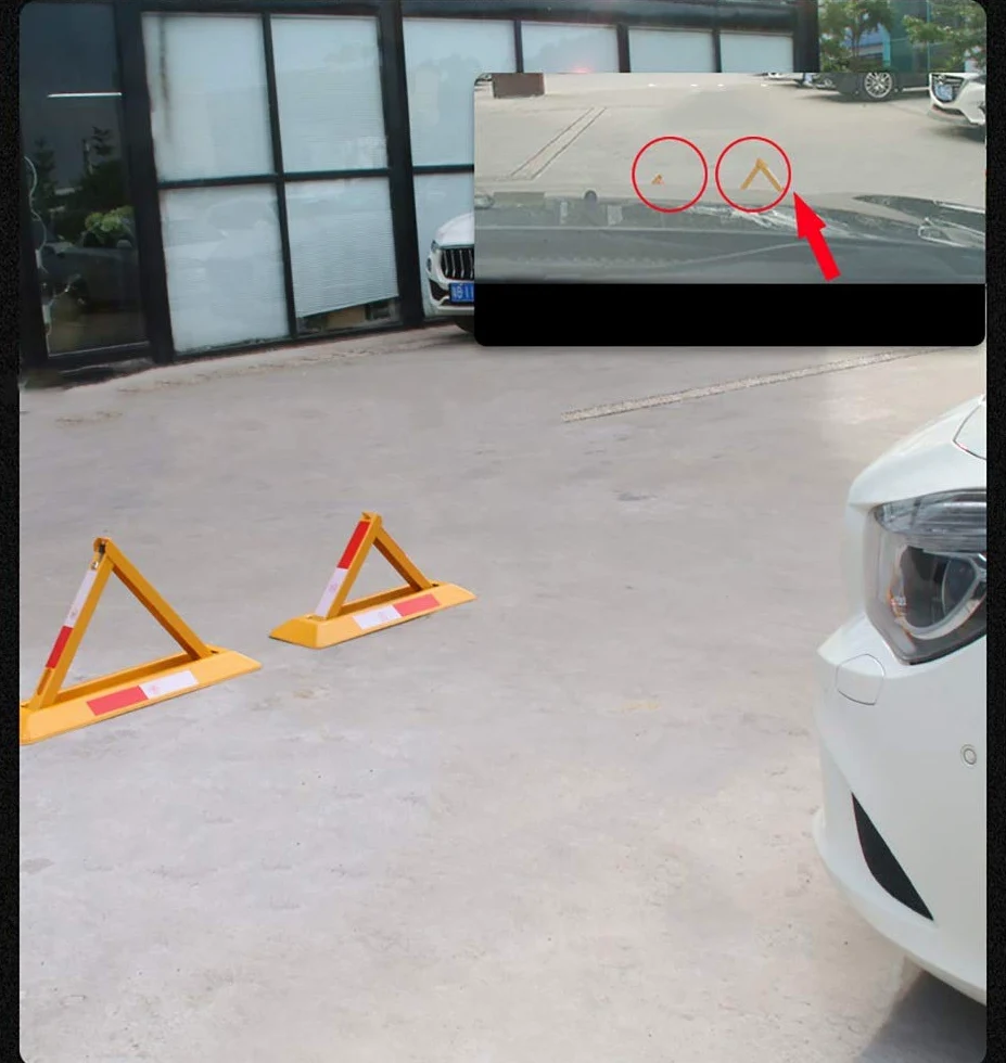 Barriera per vialetto, protezione per parcheggio, blocco per parcheggio facile da installare, proteggi il tuo posto auto