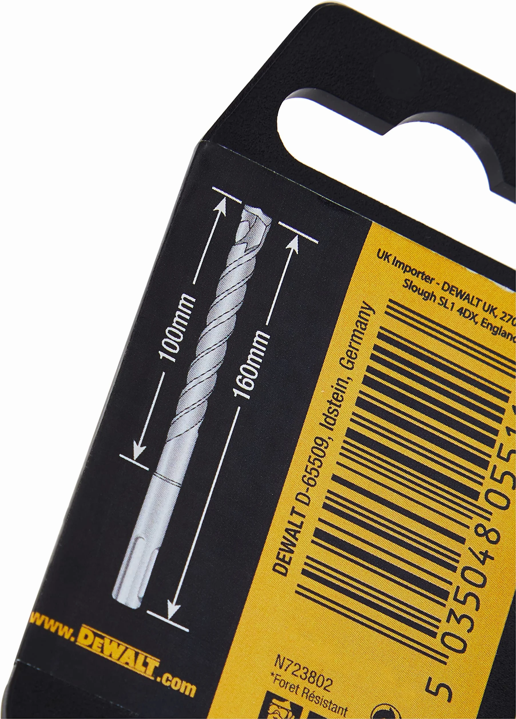 DEWALT DT9536-QZ Punte SDS-Plus Extreme 2-9 x 160 x 100 mm