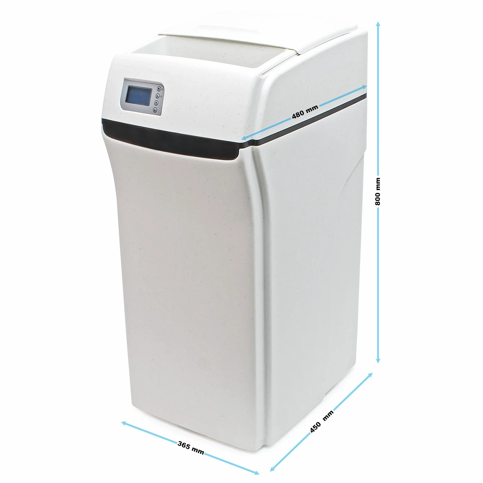 Naturewater Addolcitore Acqua a scambio ionico 3000L/h Dispositivo automatico per addolcimento acqua