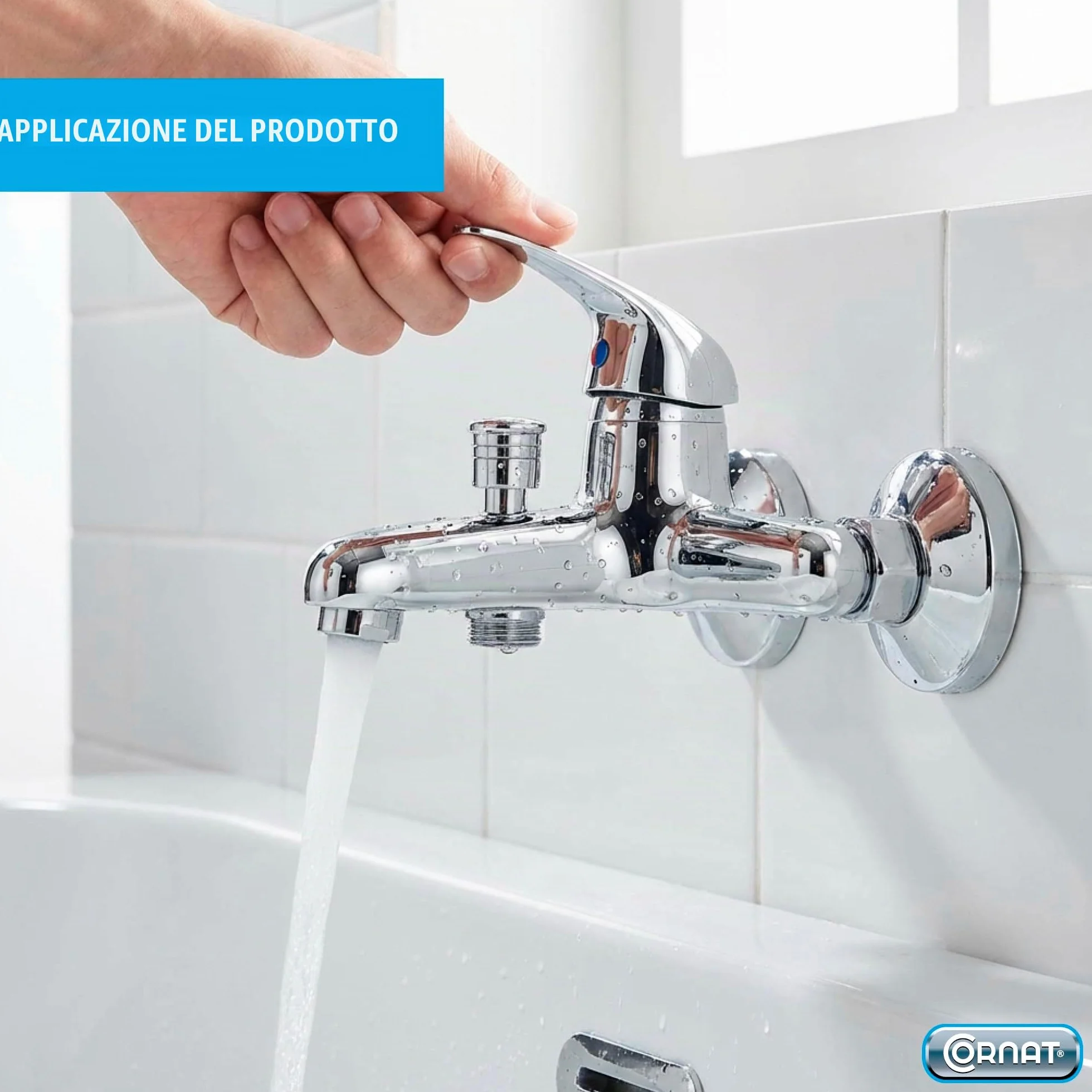 PICCOLO SA841 Miscelatore monocomando vasca da bagno cromato
