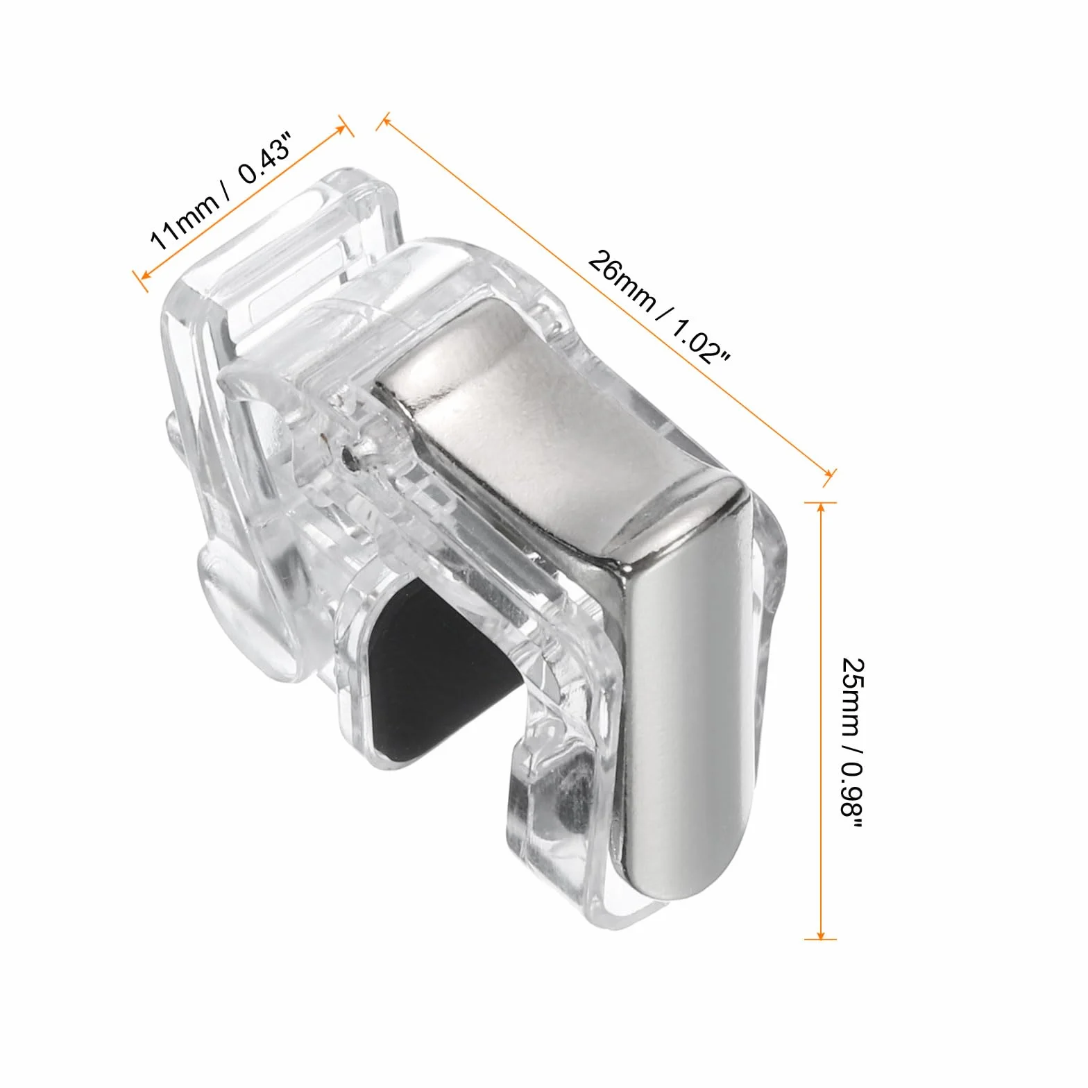 QUARKZMAN Gioco Grilletto Mobile Gioco Controller 1 Accoppia Fuoco Tasti Lega Pulsante Trasparente per 4.7-6.5" Cellulare Telefono