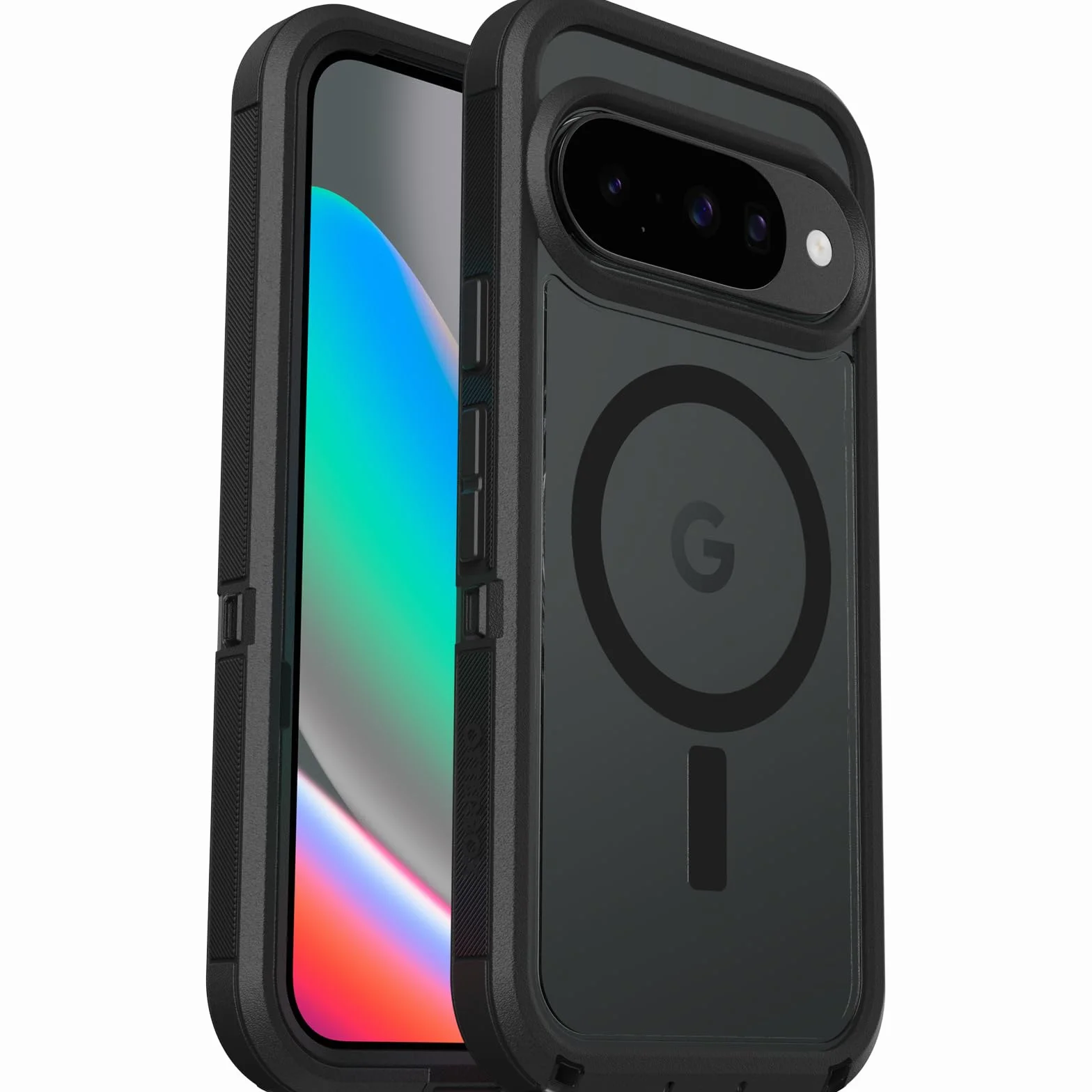 OtterBox Cover Defender Series Pro XT con Pixelsnap per Google Pixel 10/Pixel 10 Pro, resistente a shock e cadute, cover ultra robusta, testata 7x vs le norme MIL-STD 810G, Nero, Senza Retail Package