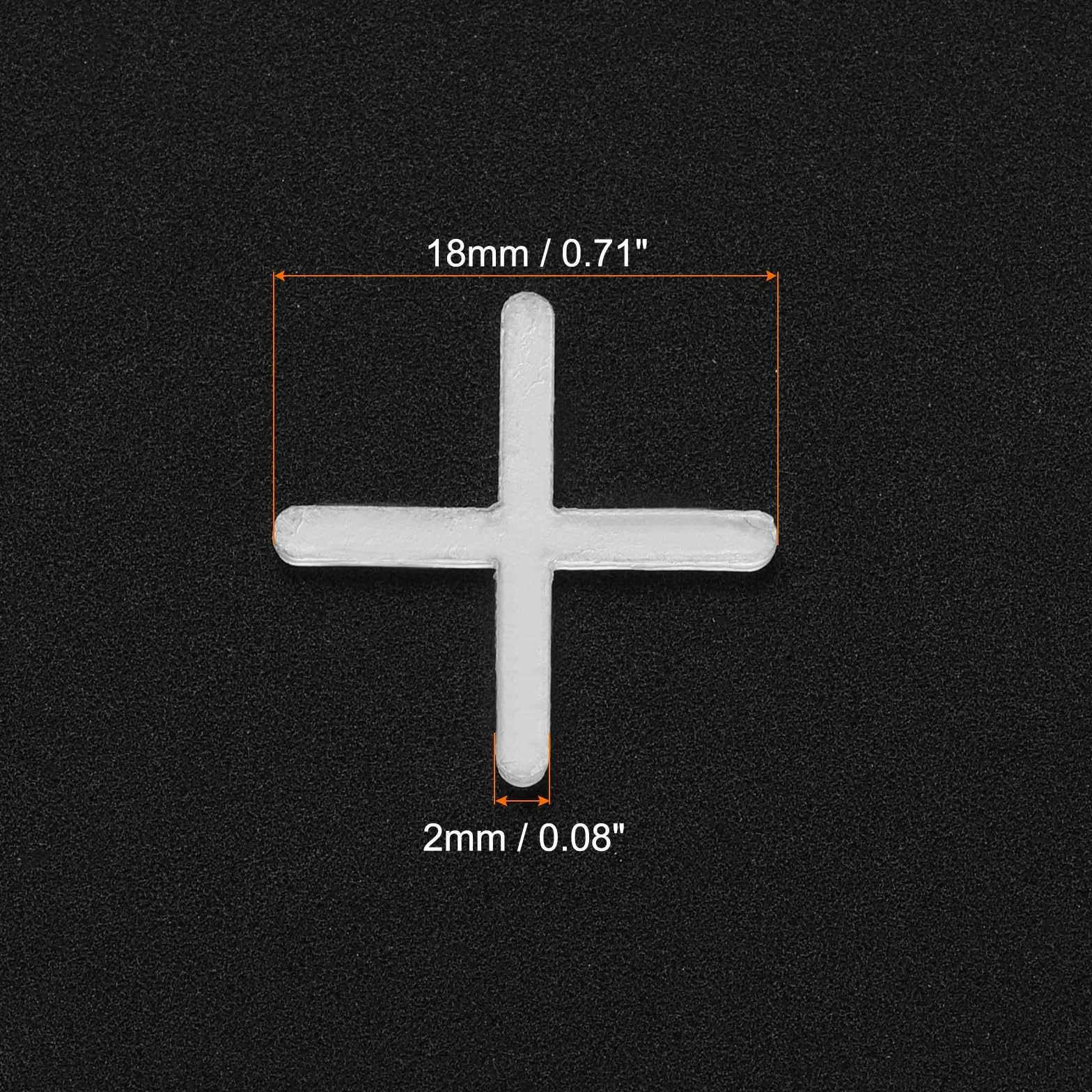 QUARKZMAN Separatori per Piastrelle 2mm Croce in Plastica Rigida Livellatore Spaziatura Clip per Piastrelle Ceramiche