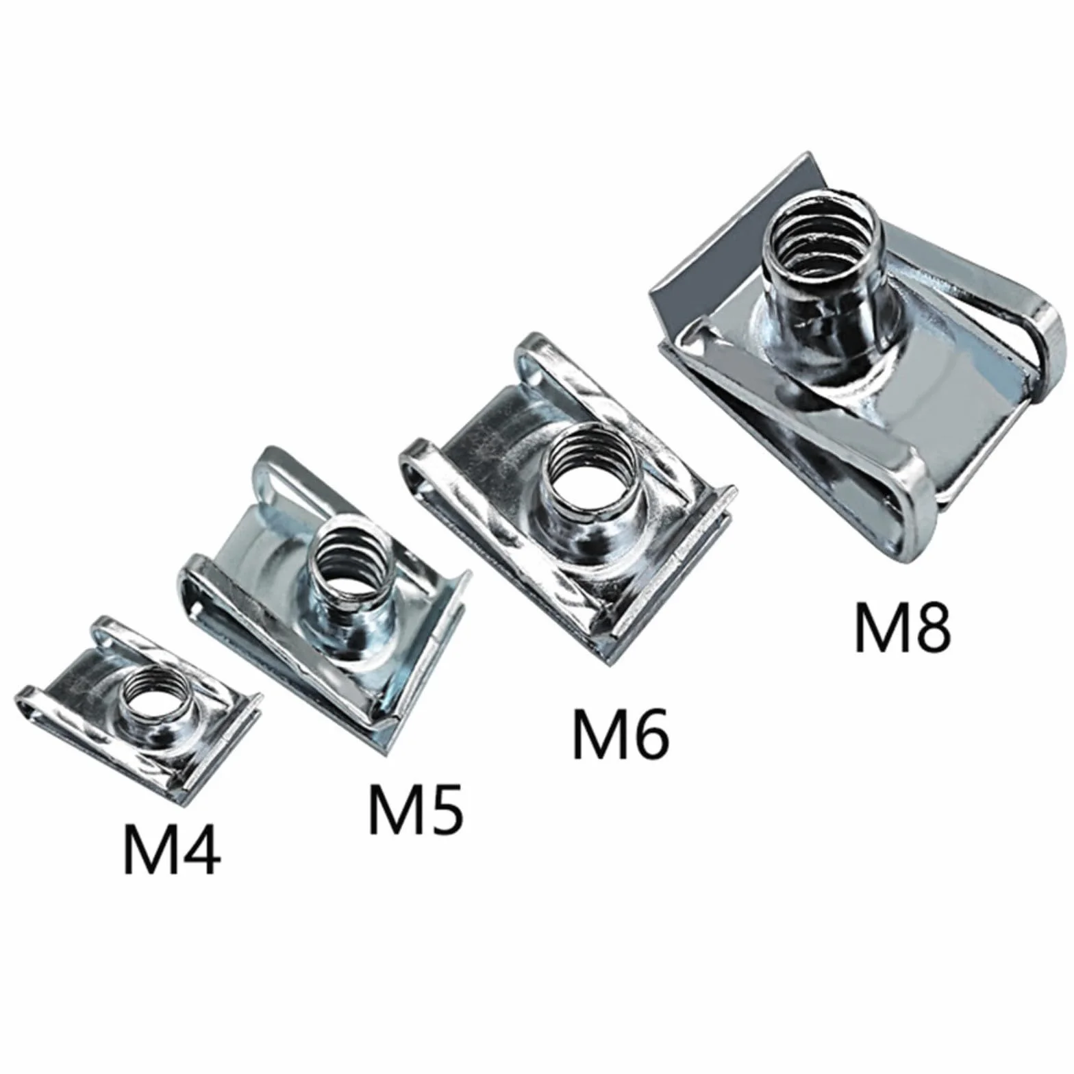 Spire Clip Lug Speed Fasteners U Dadi di fissaggio Pannello M4 M5 M6 M8