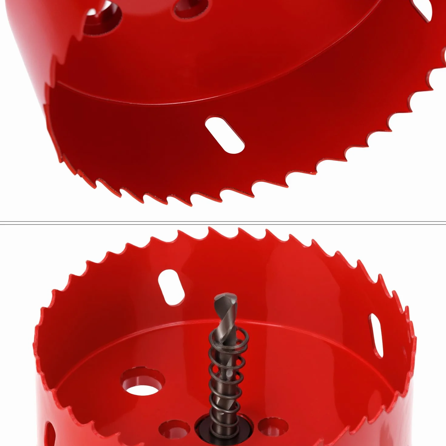 QWORK Sega a tazza 100mm M42 bimetallica con adattatore esagonale