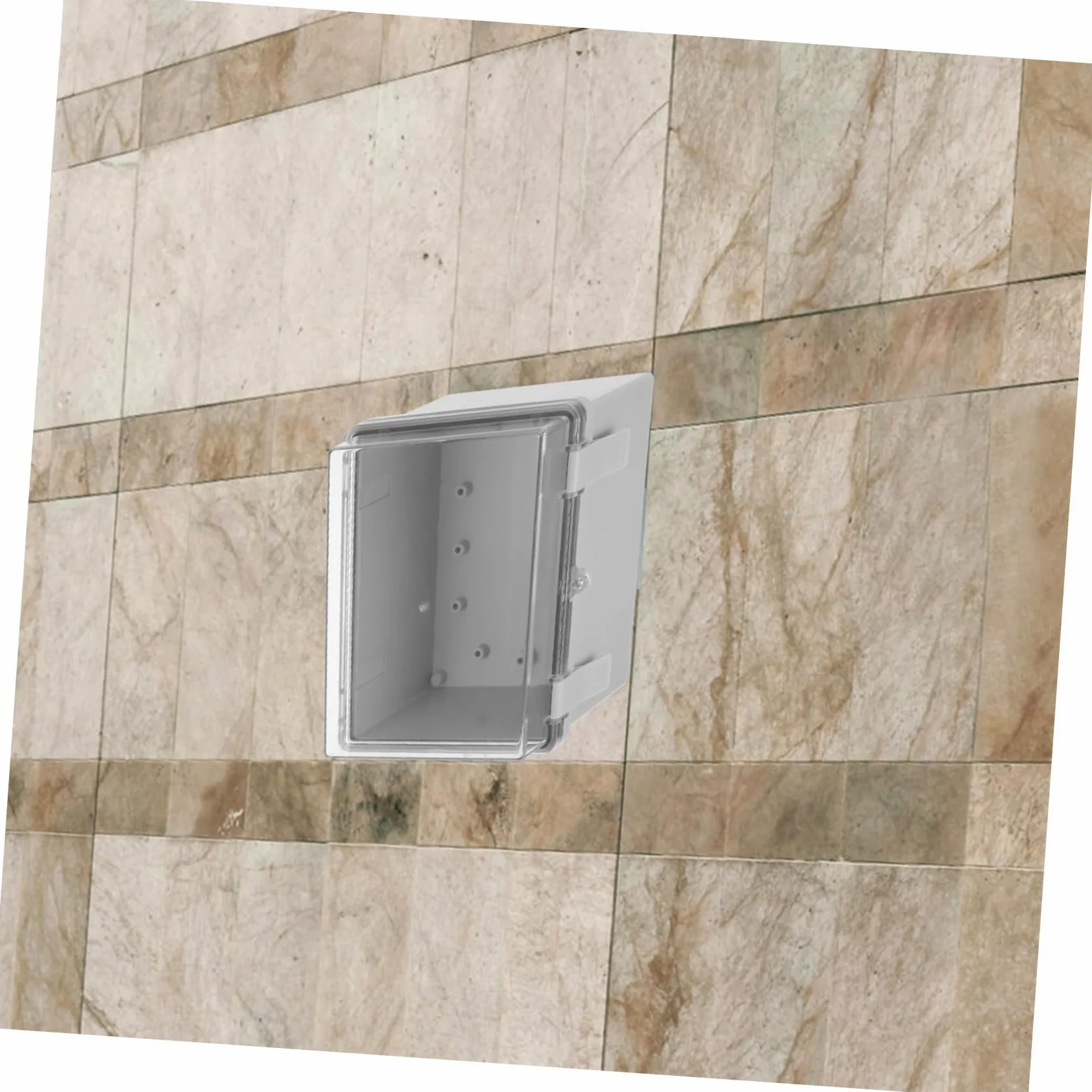 Abaodam Scatola di Giunzione Elettrica in Plastica con Protezione Affidabile e Cablaggio Facile per Progetti Elettrici Esterni 220x170x110 Mm