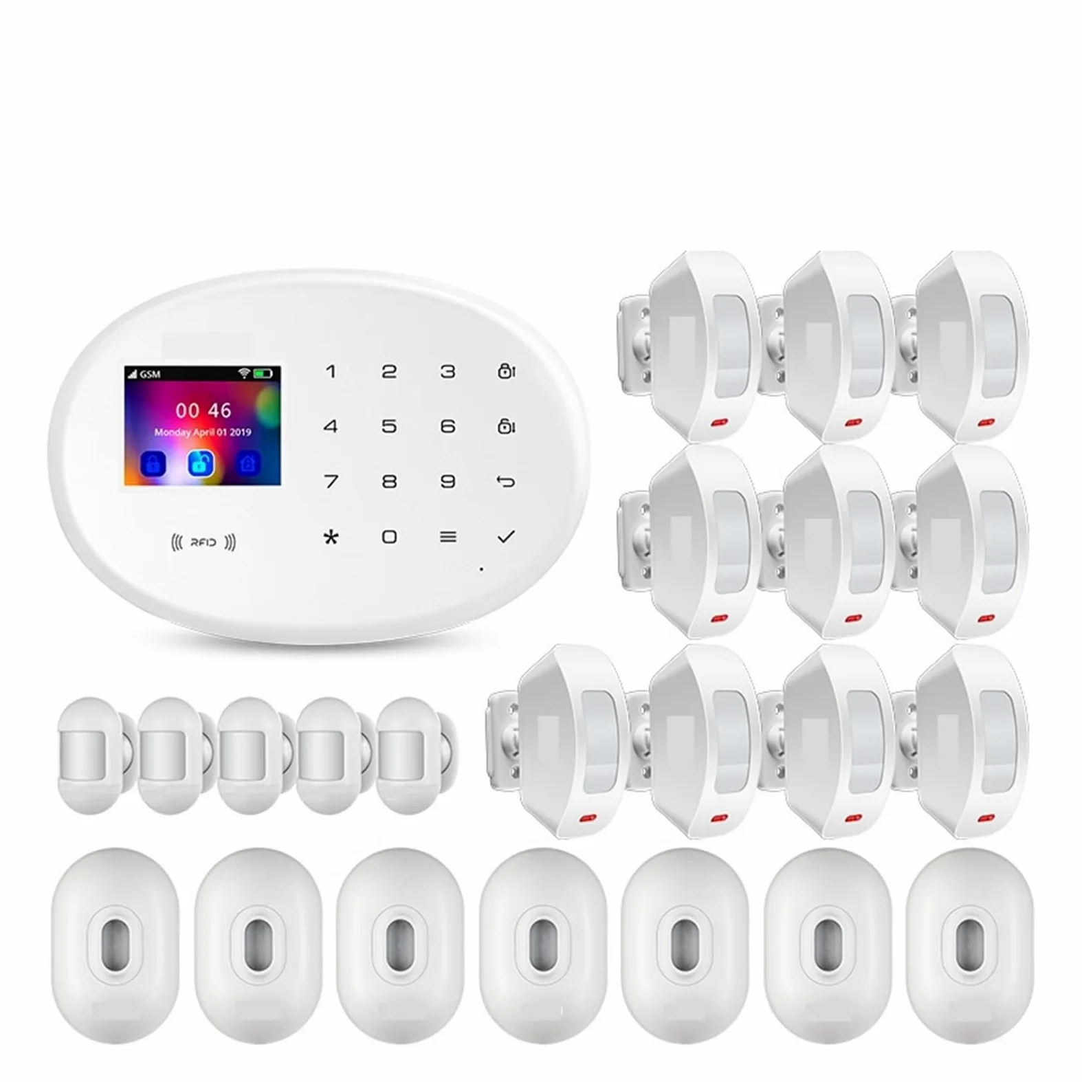 Sistemi Allarme Casa Kit di allarme WIFI 4G funzionante con APP Smart/Life(KIT 1)
