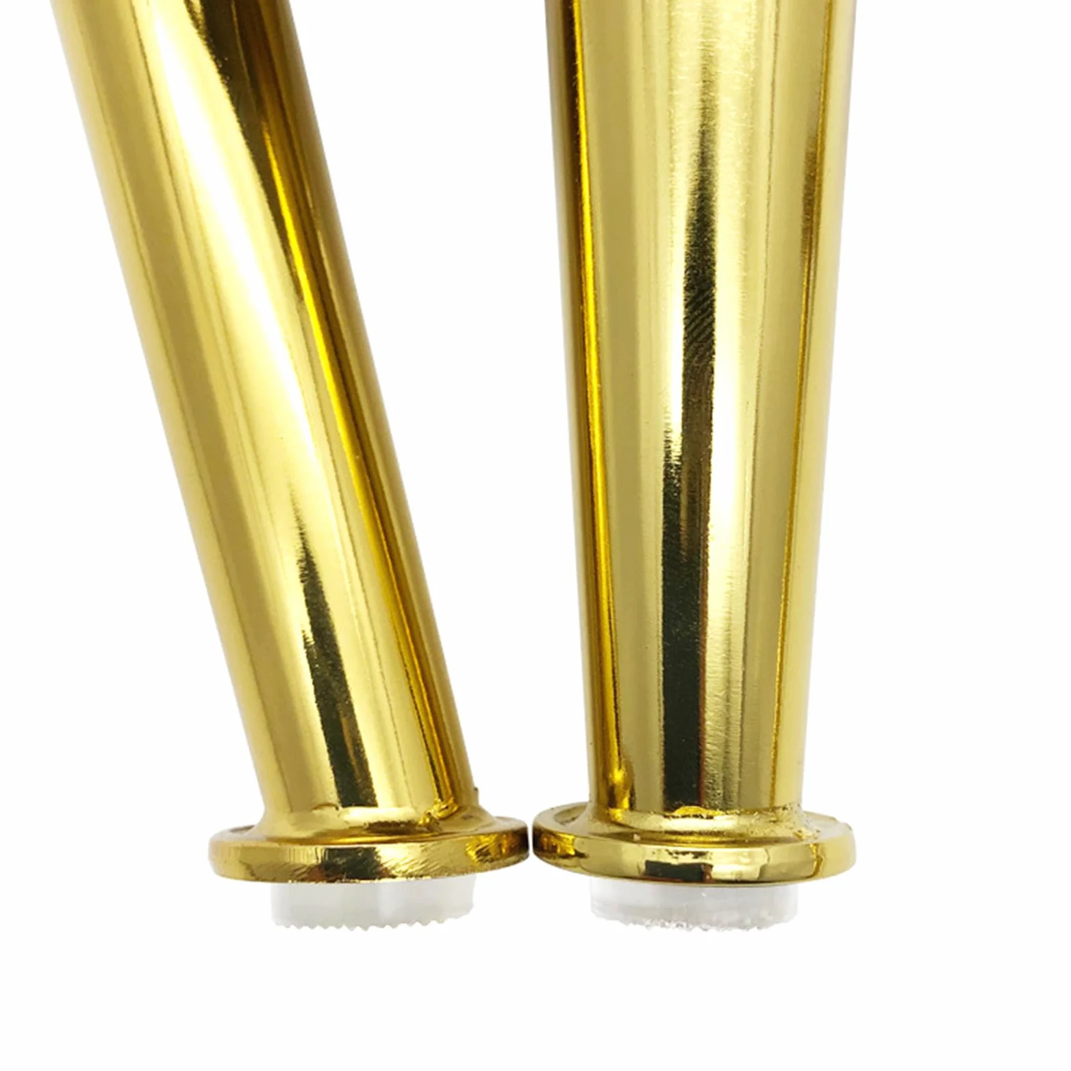 Generico Piedini per Divano in Metallo da 30 cm 4 Pezzi Supporto per Gambe per Divano Superficie Galvanizzata in Ferro Dorato Altezza Piedini per Tavolo: 10-30 cm Piedini per Mobile da 30 cm/11,8"