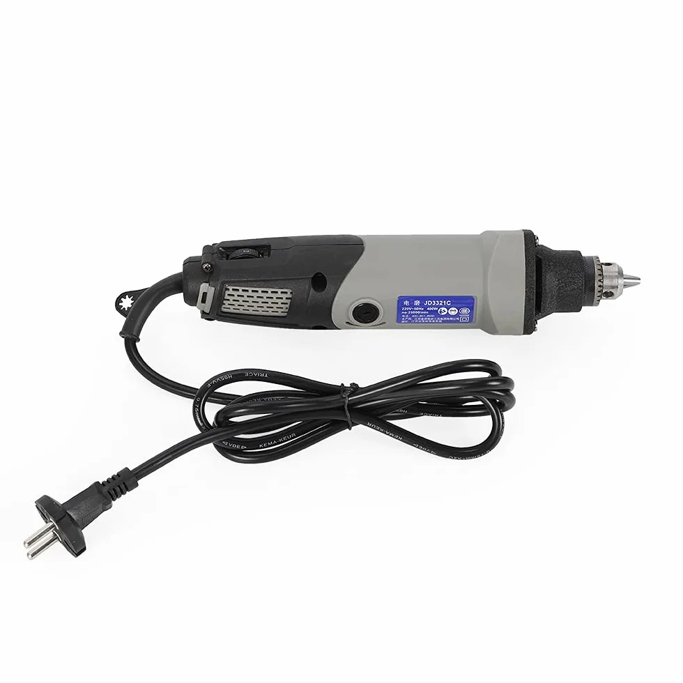 Levigatrice diritta elettrica 400W a 6 velocità, 5000-28000 giri/min, rettificatrice per intagliare, tagliare, lucidare