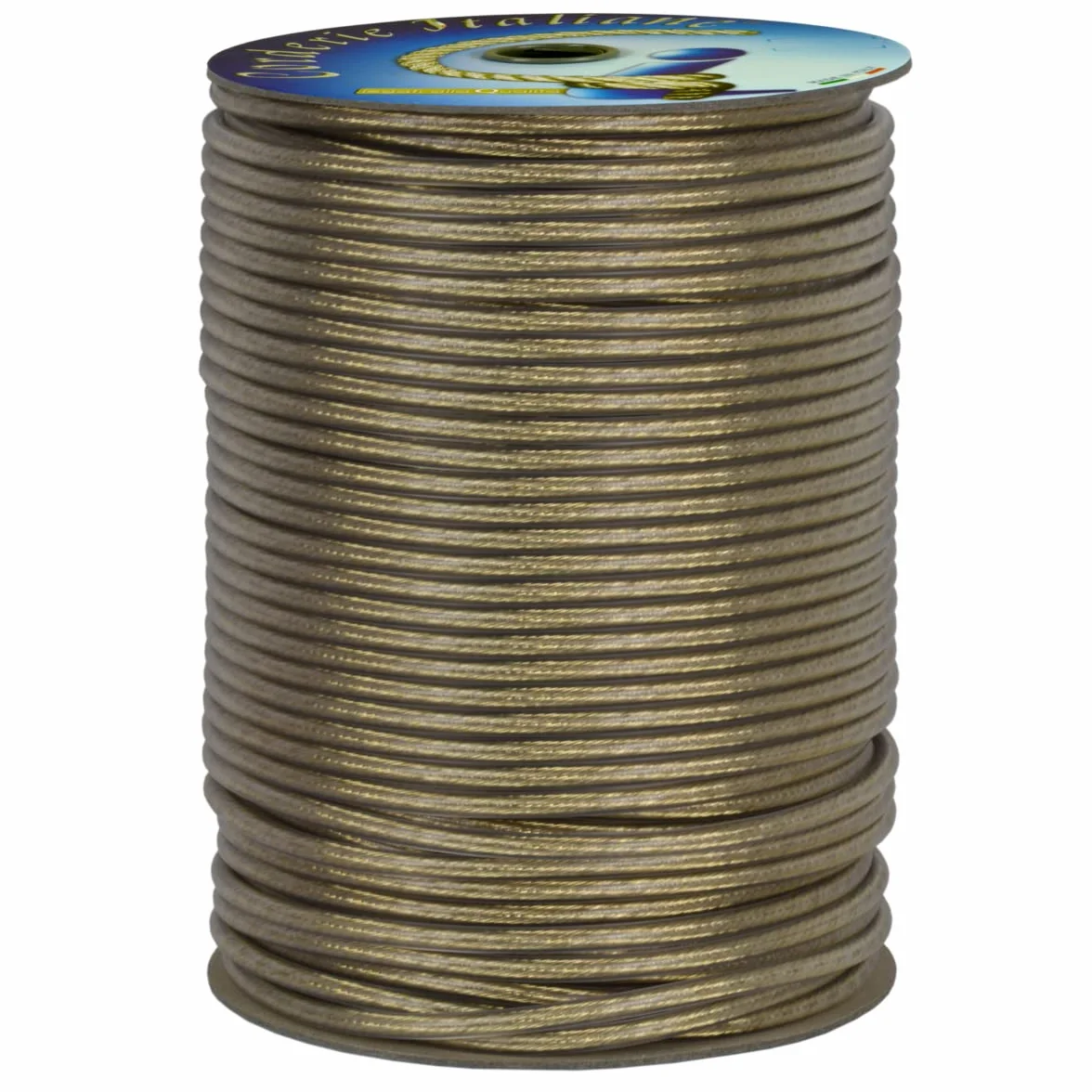 Corderie Italiane 006074199 Filo stendibiancheria acciaio ottonato trasparente 6 mm - 50 mt