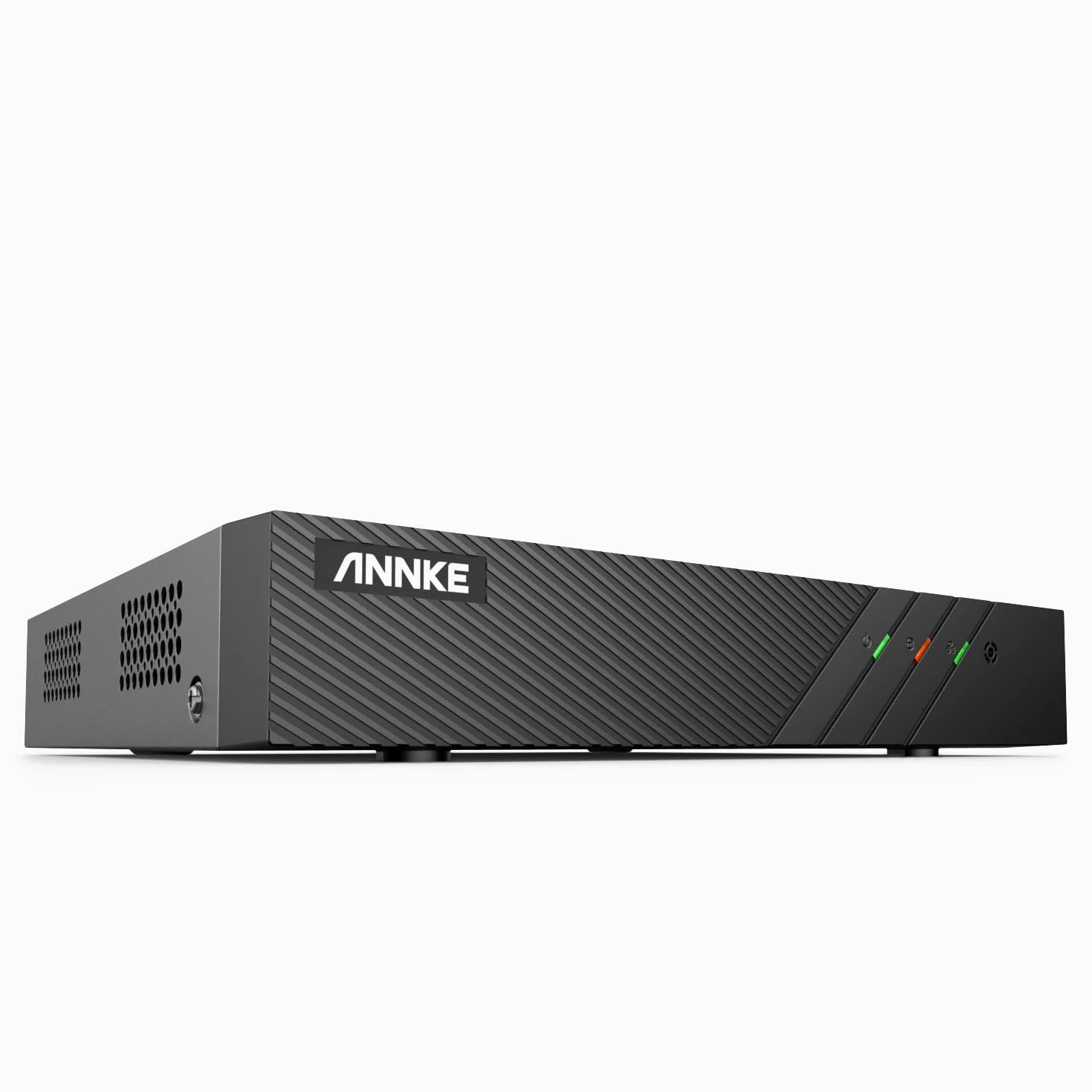 ANNKE Sistema di sorveglianza 8CH PoE NVR per registrazione 24/7, sicurezza interna ed esterna, supporta 8 X 6MP/5MP/1080p/720p HD PoE IP, H.265+ (HDD non incluso)