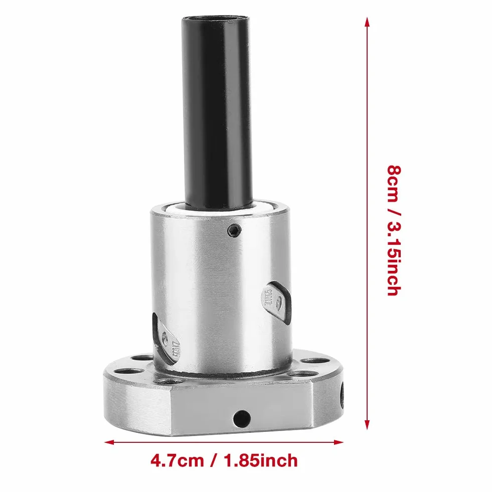 Jectse RM1605 Vite a ricircolo di sfere 12mm Cuscinetto a sfere in acciaio SFU1605