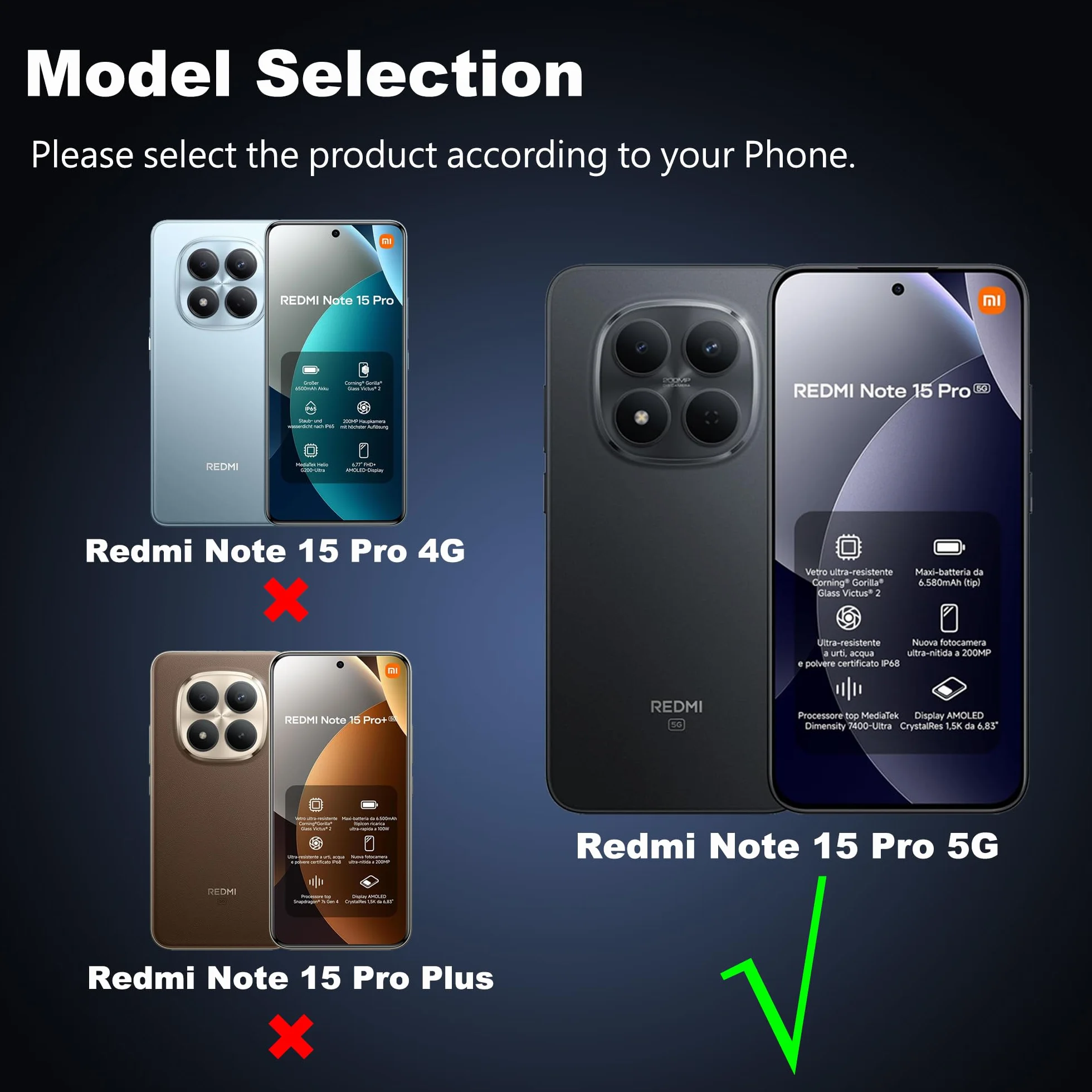 Fitudoos Cover per Xiaomi Redmi Note 15 pro 5G, Compatibile Con MagSafe, Custodia protettiva antiurto per cellulare, anti-ingiallimento, anti-olio e anti-graffio Cover- Trasparente
