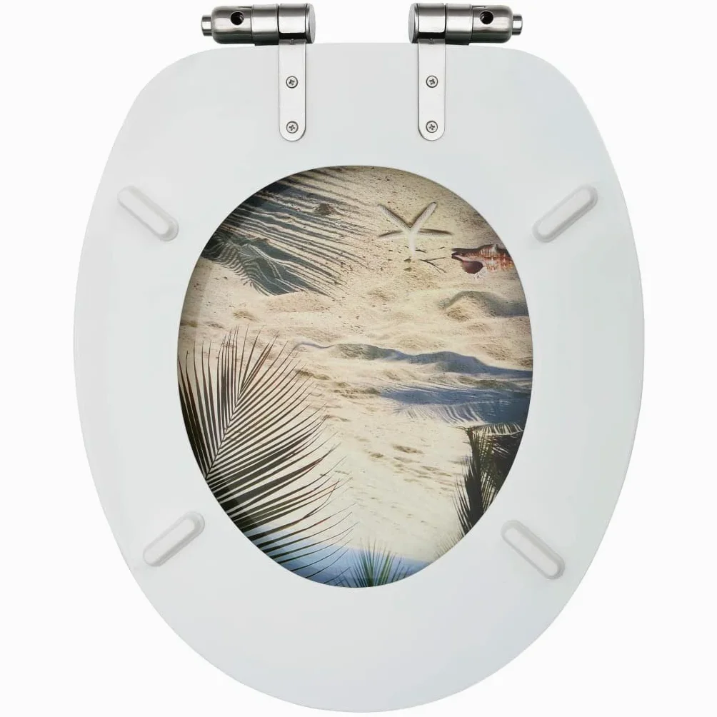 Sedile sedile WC con coperchio a chiusura morbida MDF Spiaggia 02_0002938