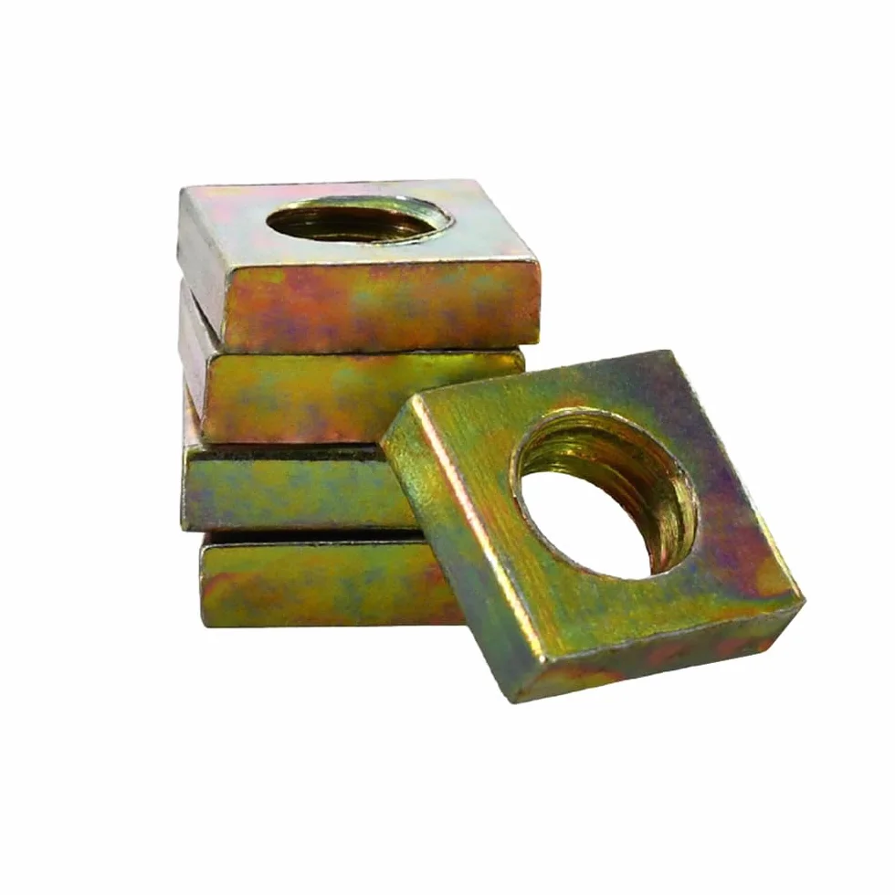 M5 Dadi quadrati 8x3 mm zincati filettatura metrica grossa 100 sztuk