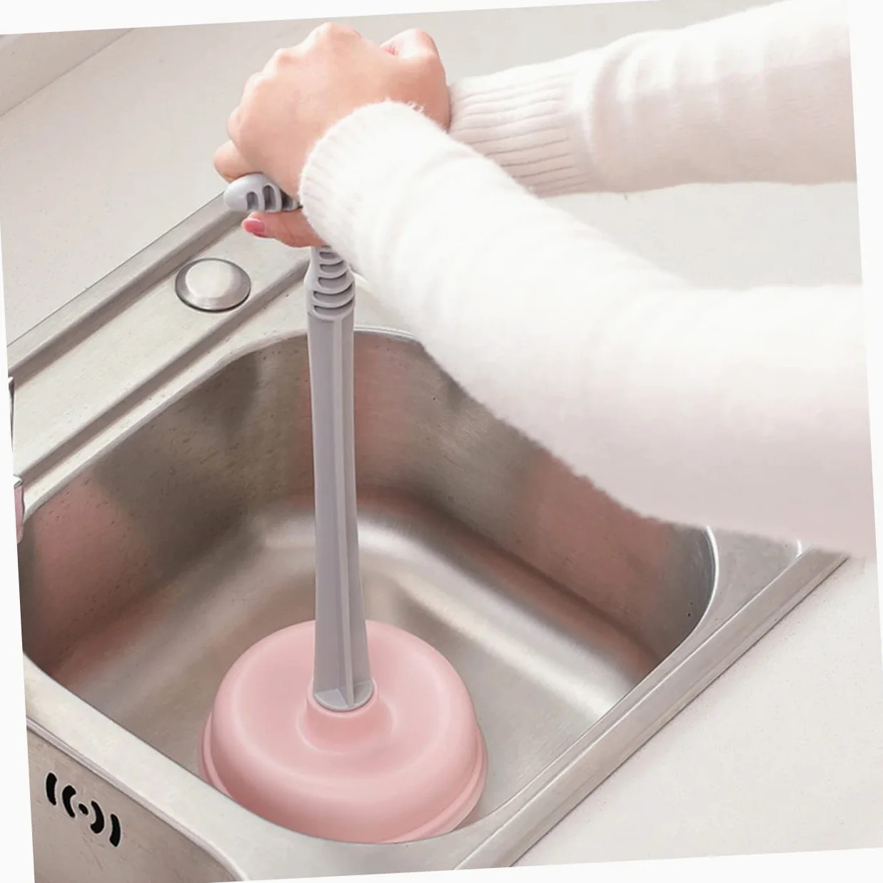 DOITOOL 2pezzi Bastoncini di Aspirazione per WC Soluzioni per Intasare WC Sturalavandini Ventosa per Casa Prodotti per Pulizia delle Fognature