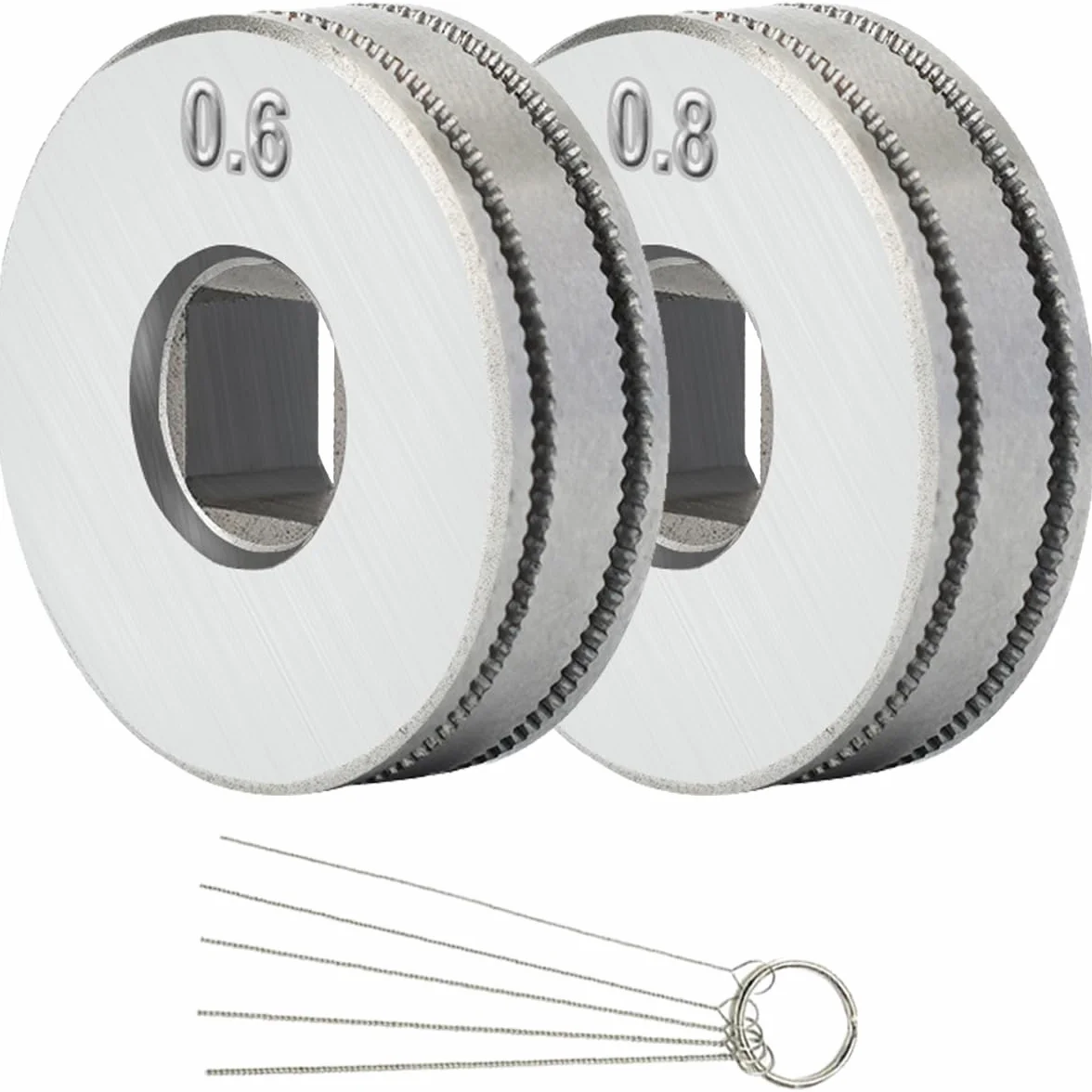 Rulli di trascinamento filo MIG SSJ16 0,6 mm 0,8 mm 2 pezzi