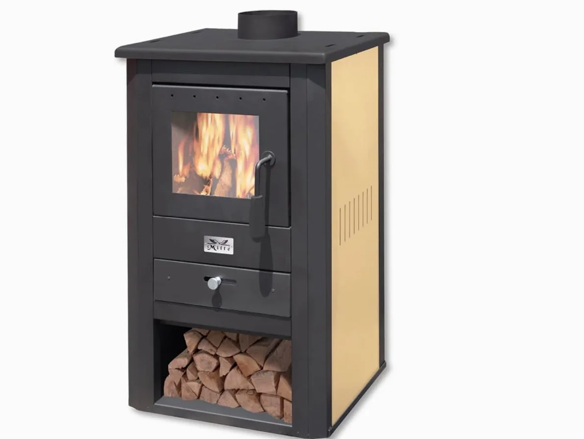 Stufa a legna Pallade (13kw, Bordò)